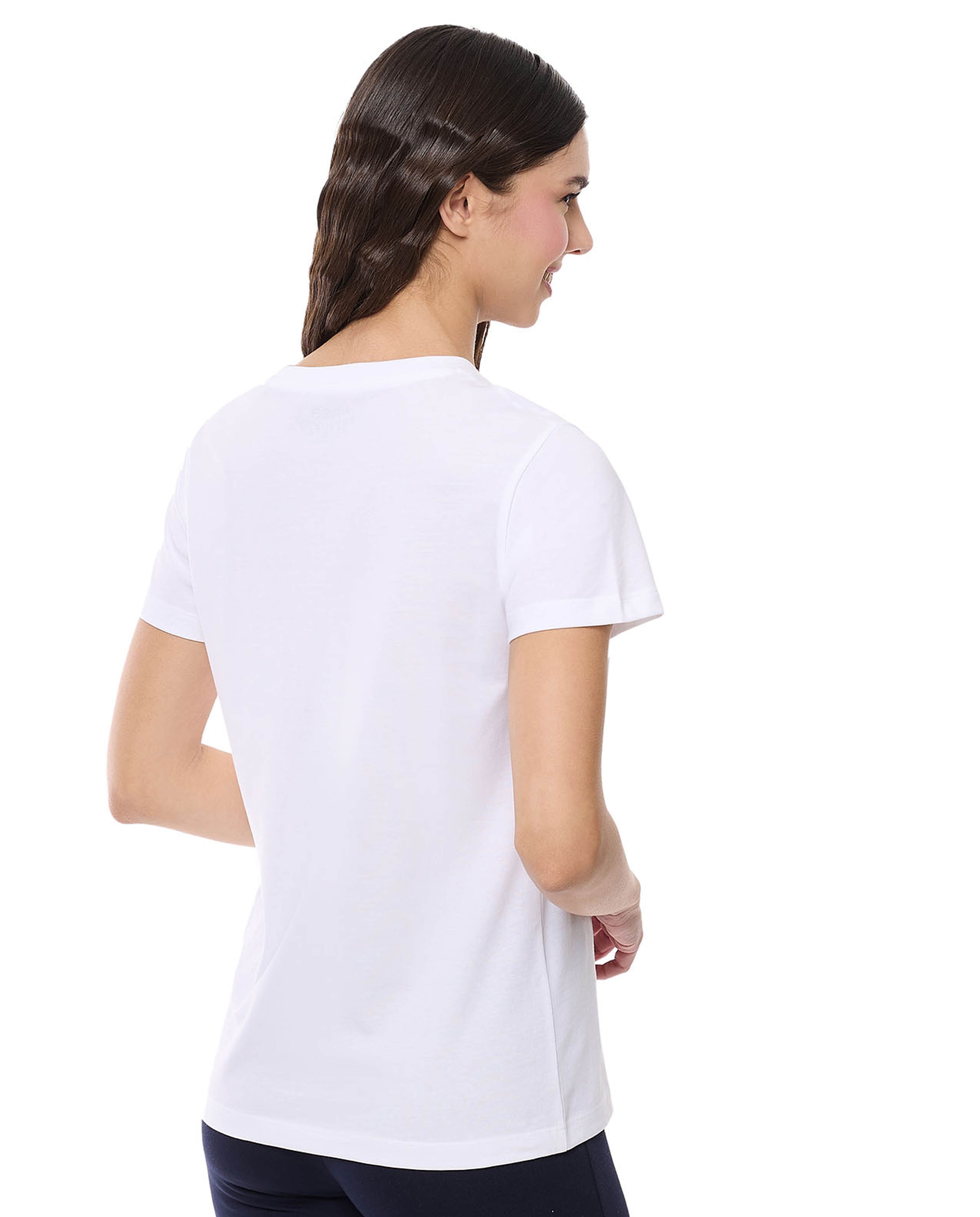 Printed T-Shirt with Crew Neck and Short Sleeves