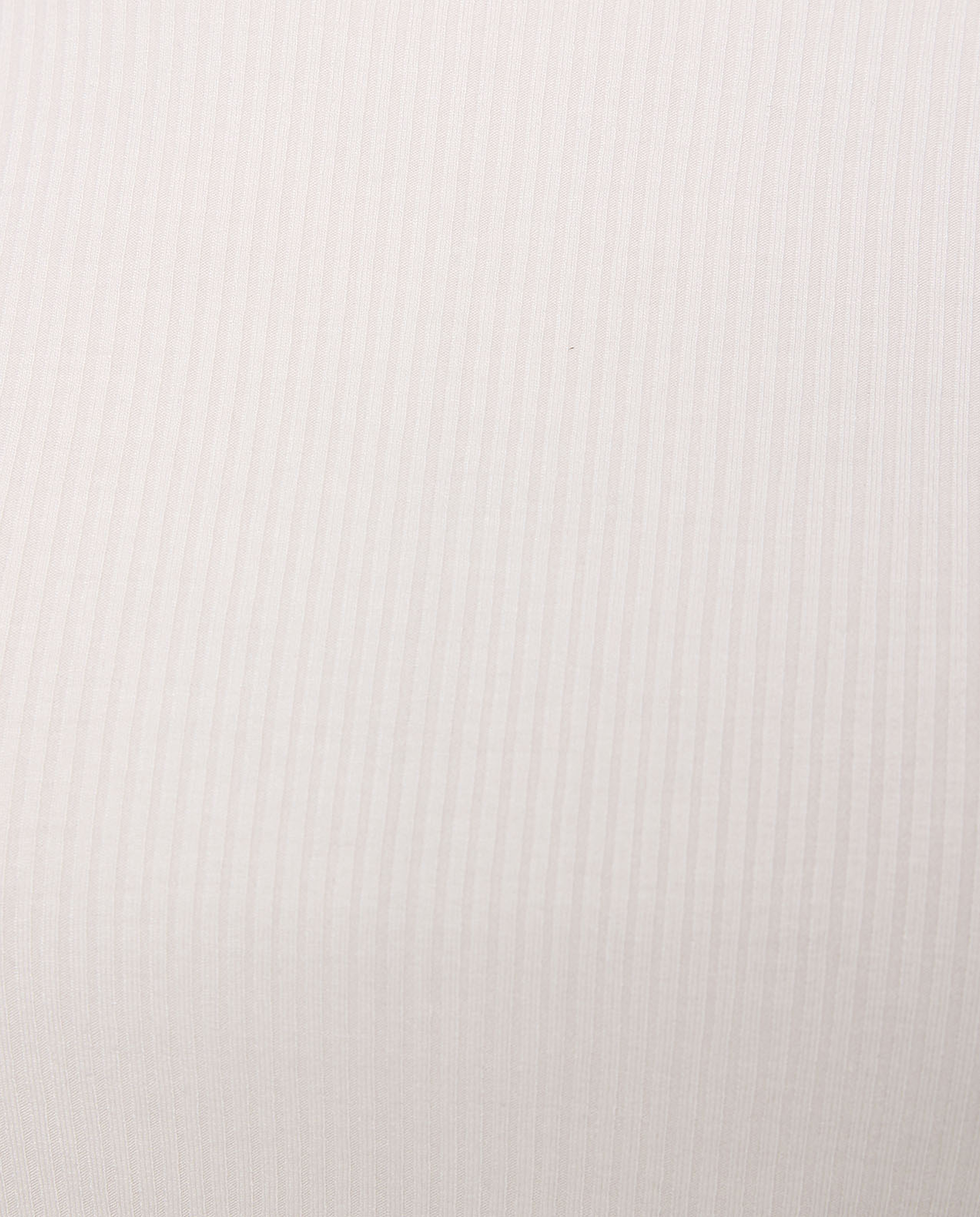 Ribbed Top with Round Neck and Short Sleeves