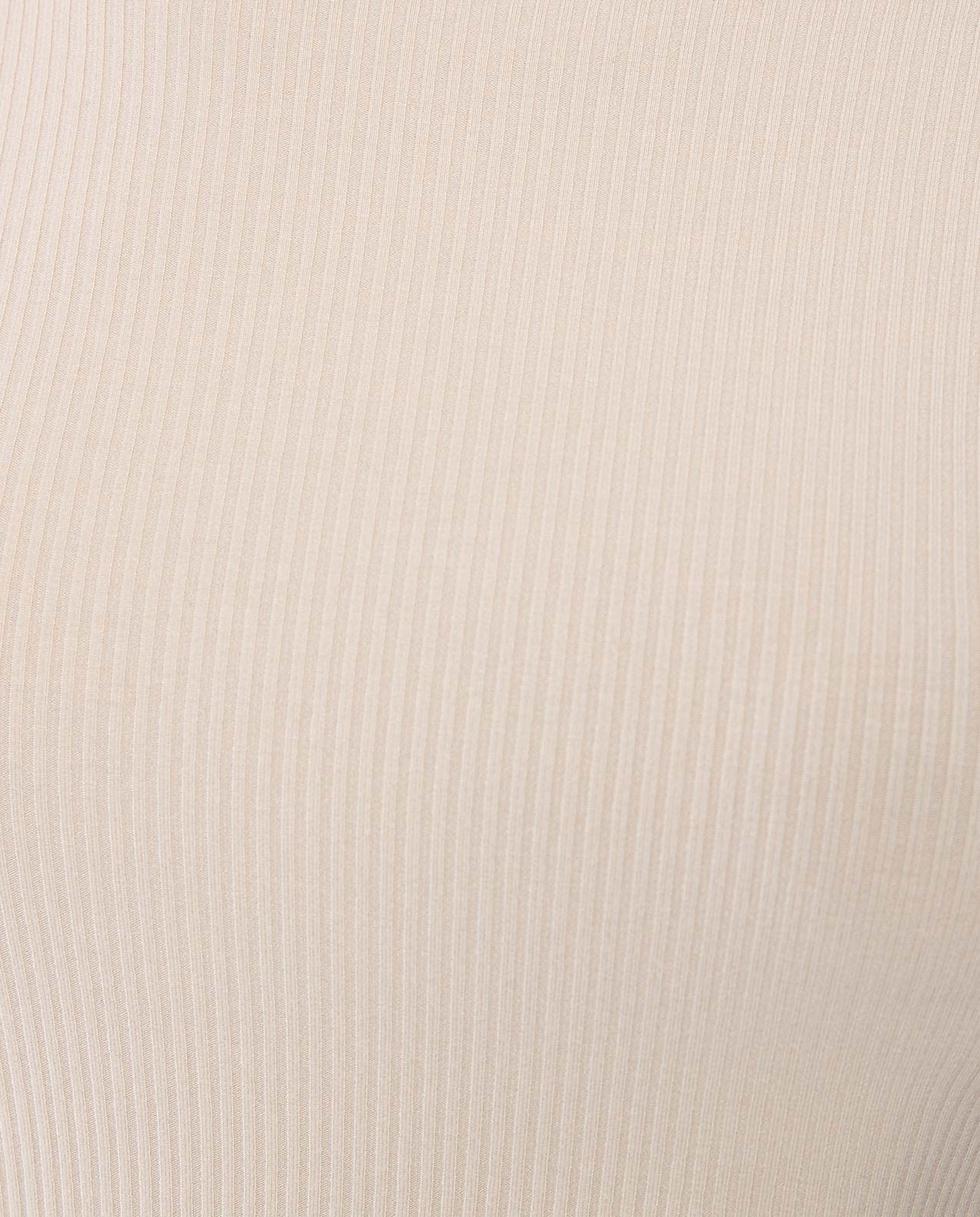 Ribbed Top with Round Neck and Short Sleeves