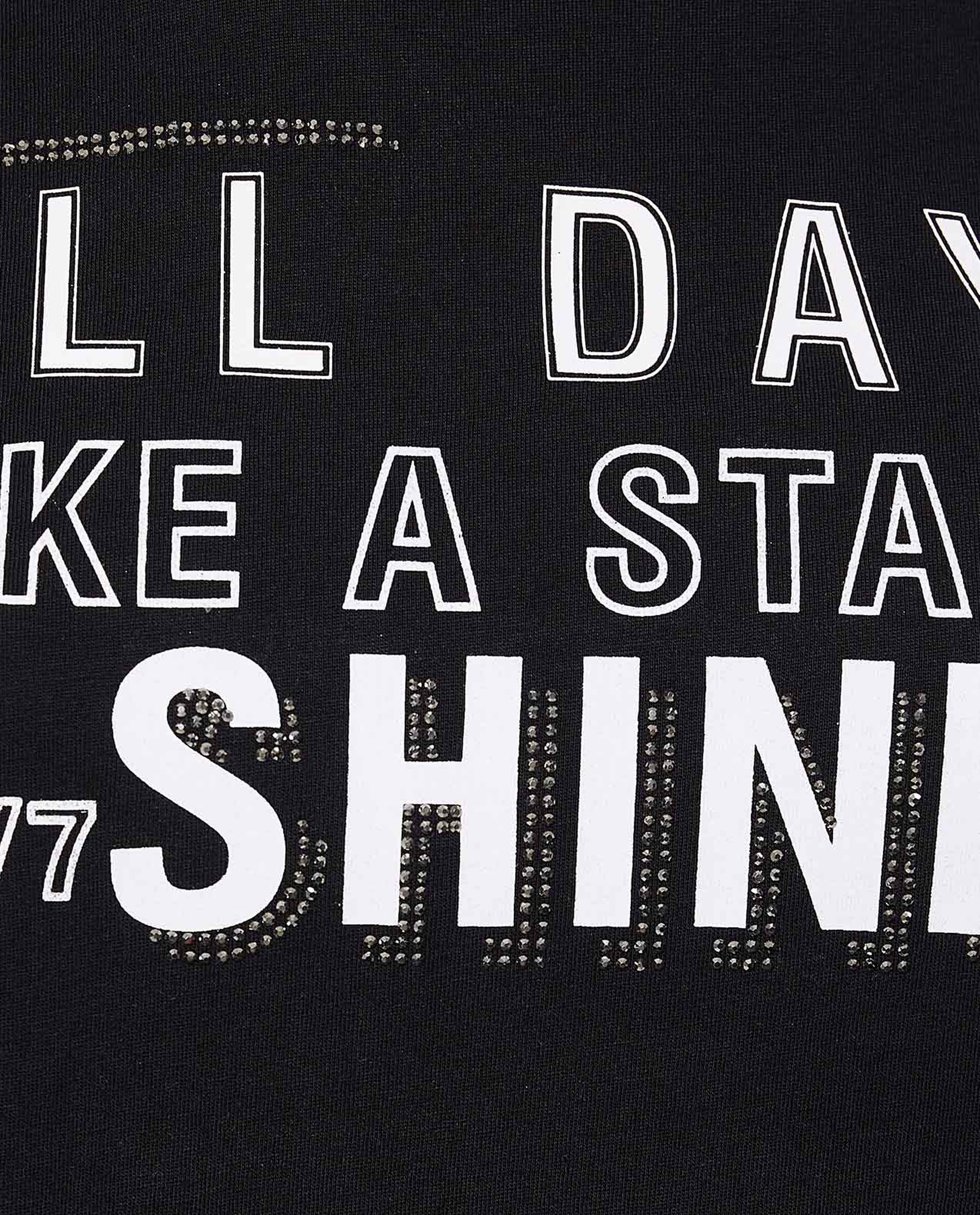 Printed T-Shirt with Crew Neck and Short Sleeves