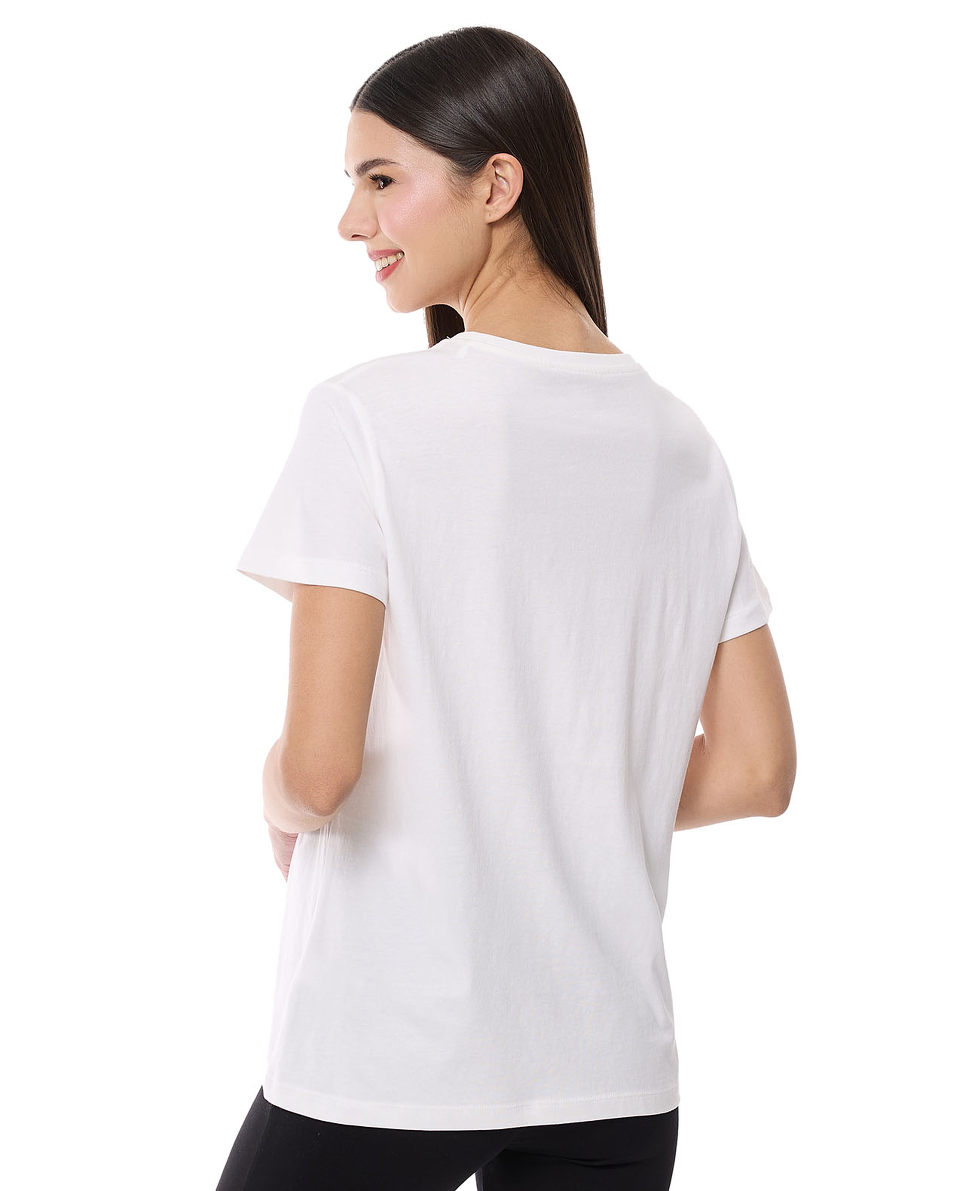 Printed T-Shirt with Crew Neck and Short Sleeves