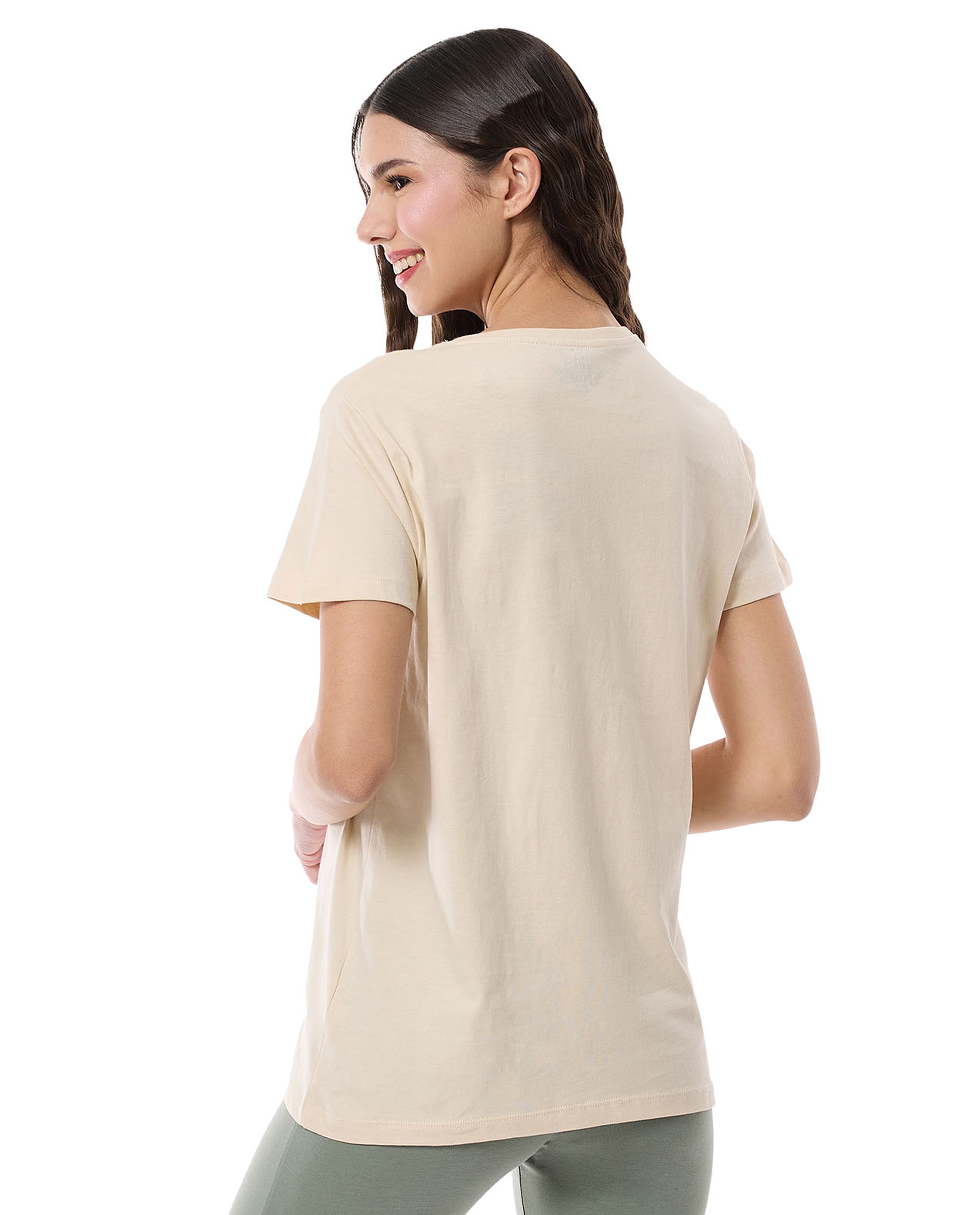 Printed T-Shirt with Crew Neck and Short Sleeves