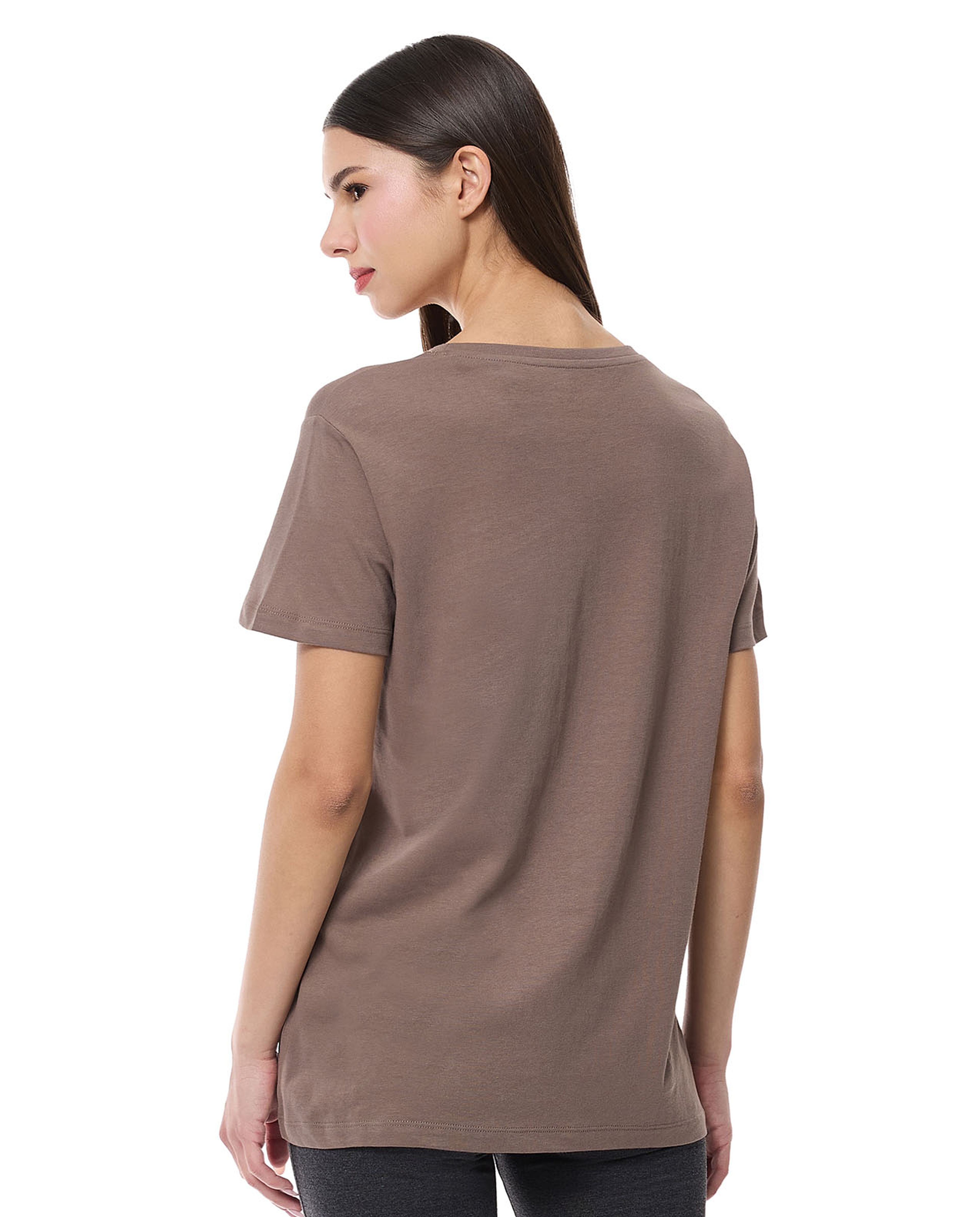 Printed T-Shirt with Crew Neck and Short Sleeves