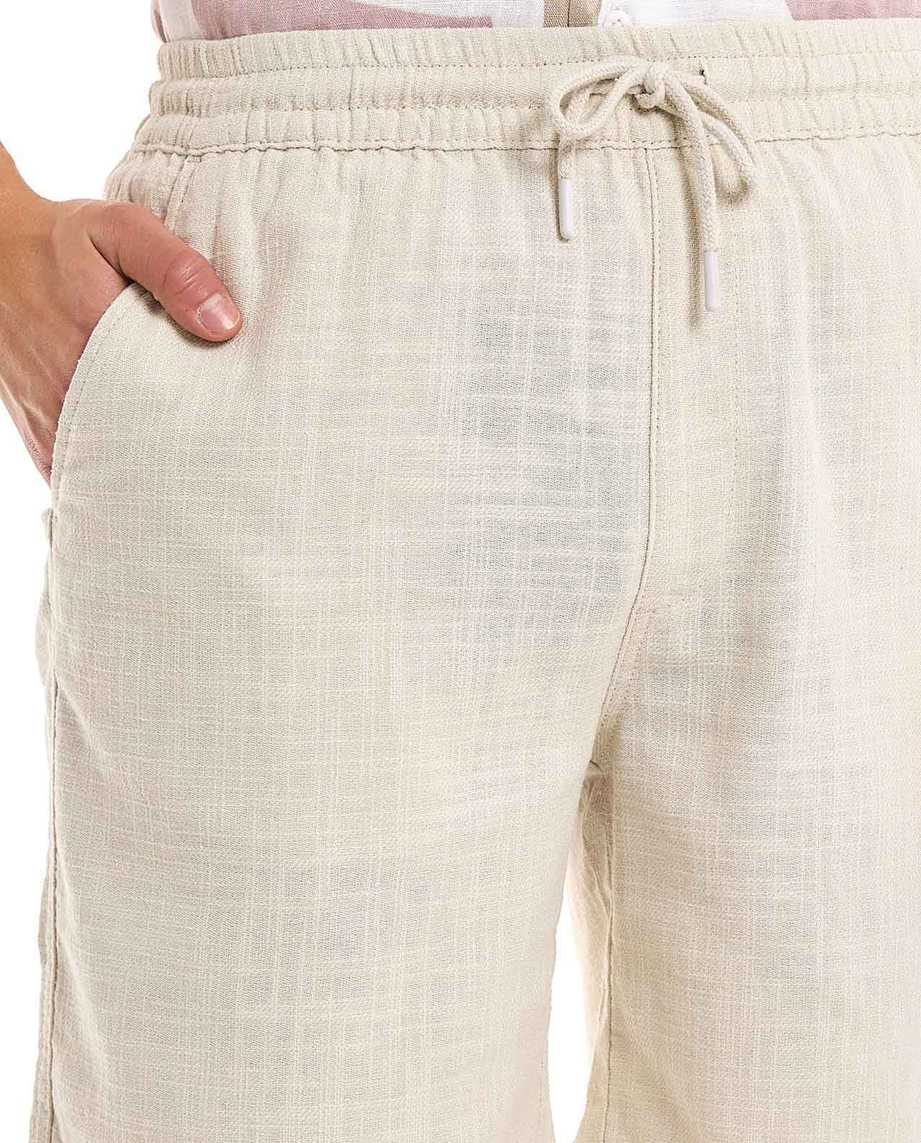 Solid Shorts With Drawstring Waist