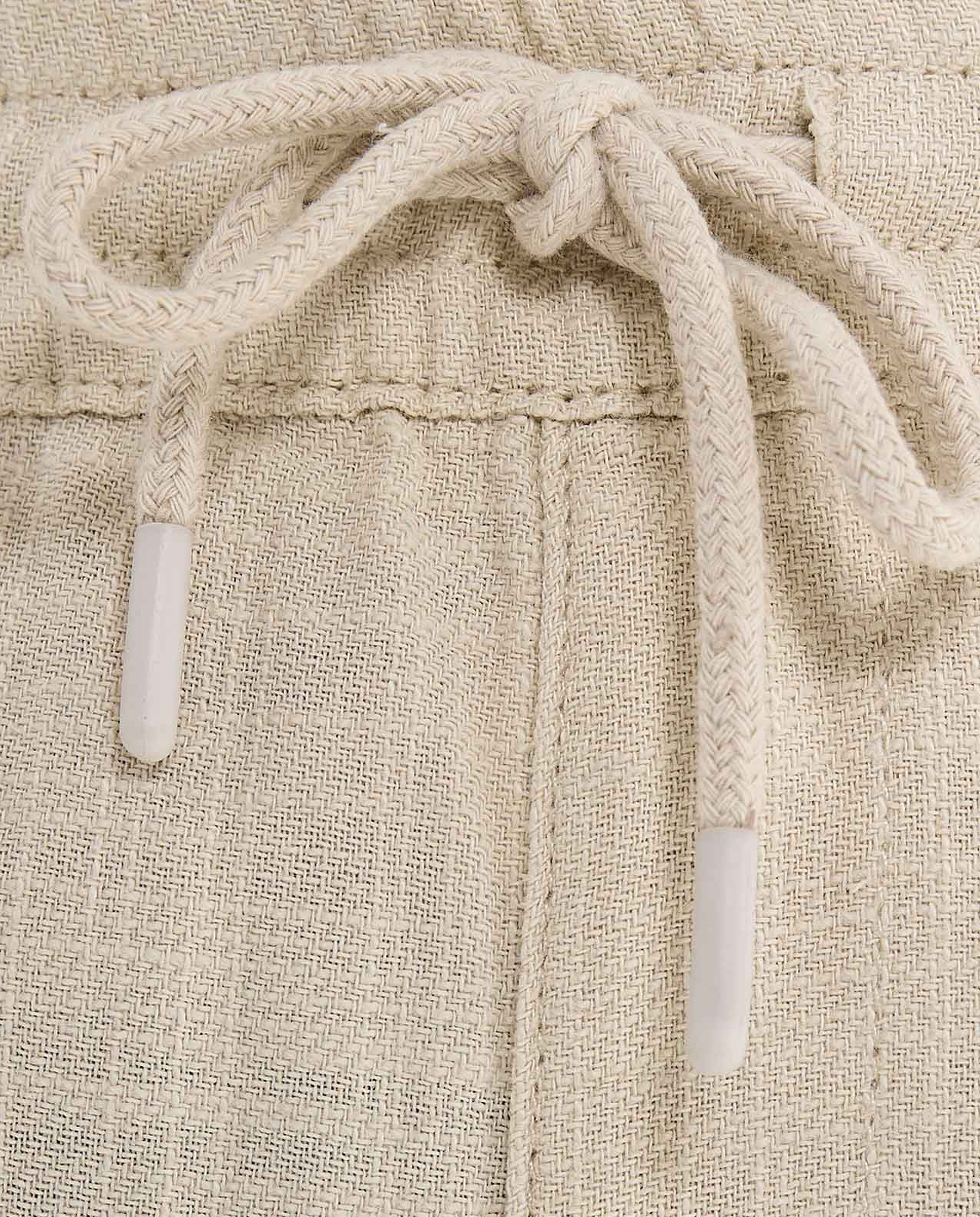 Solid Shorts With Drawstring Waist