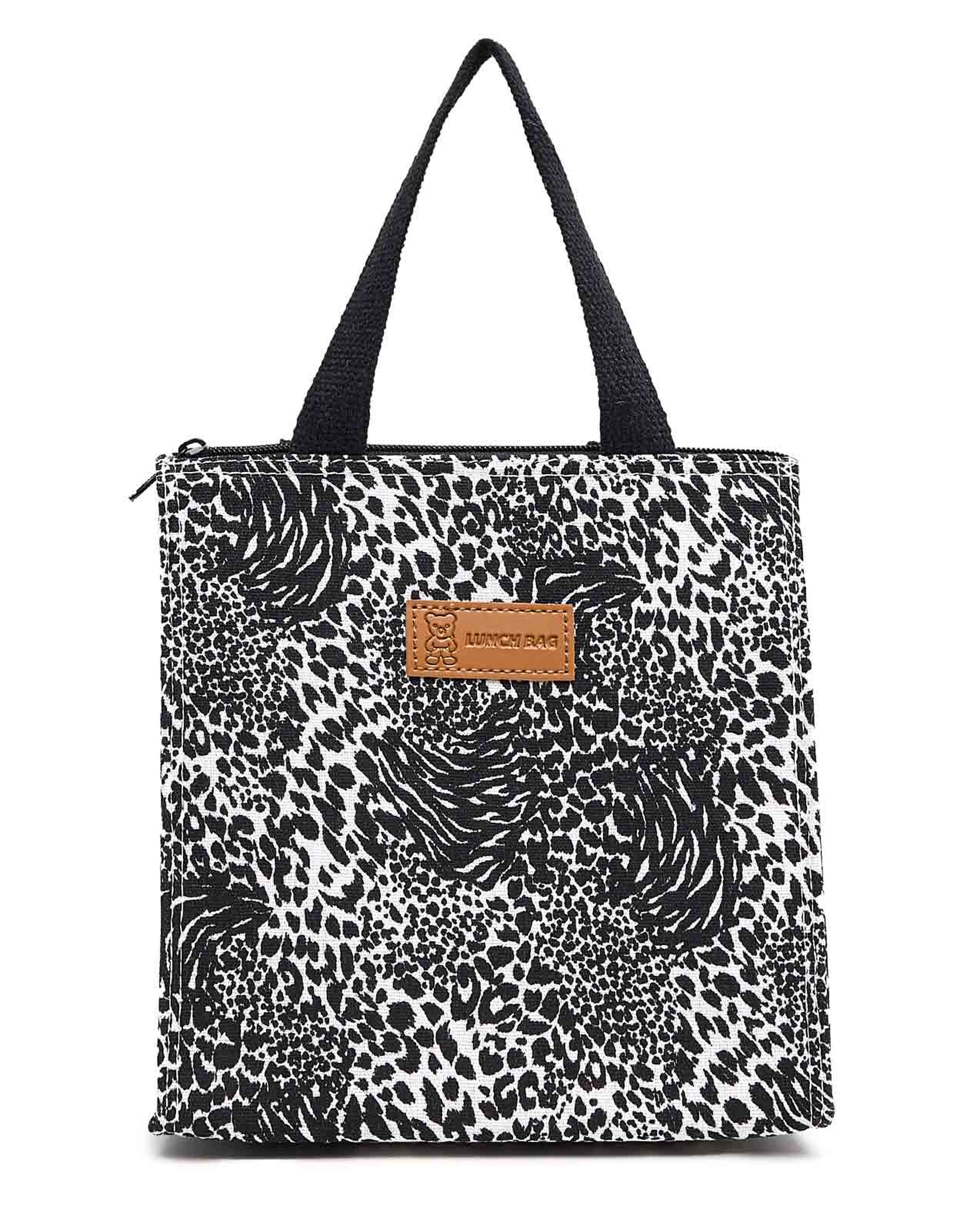 Animal Print Lunch Bag, 21X22X13Cm