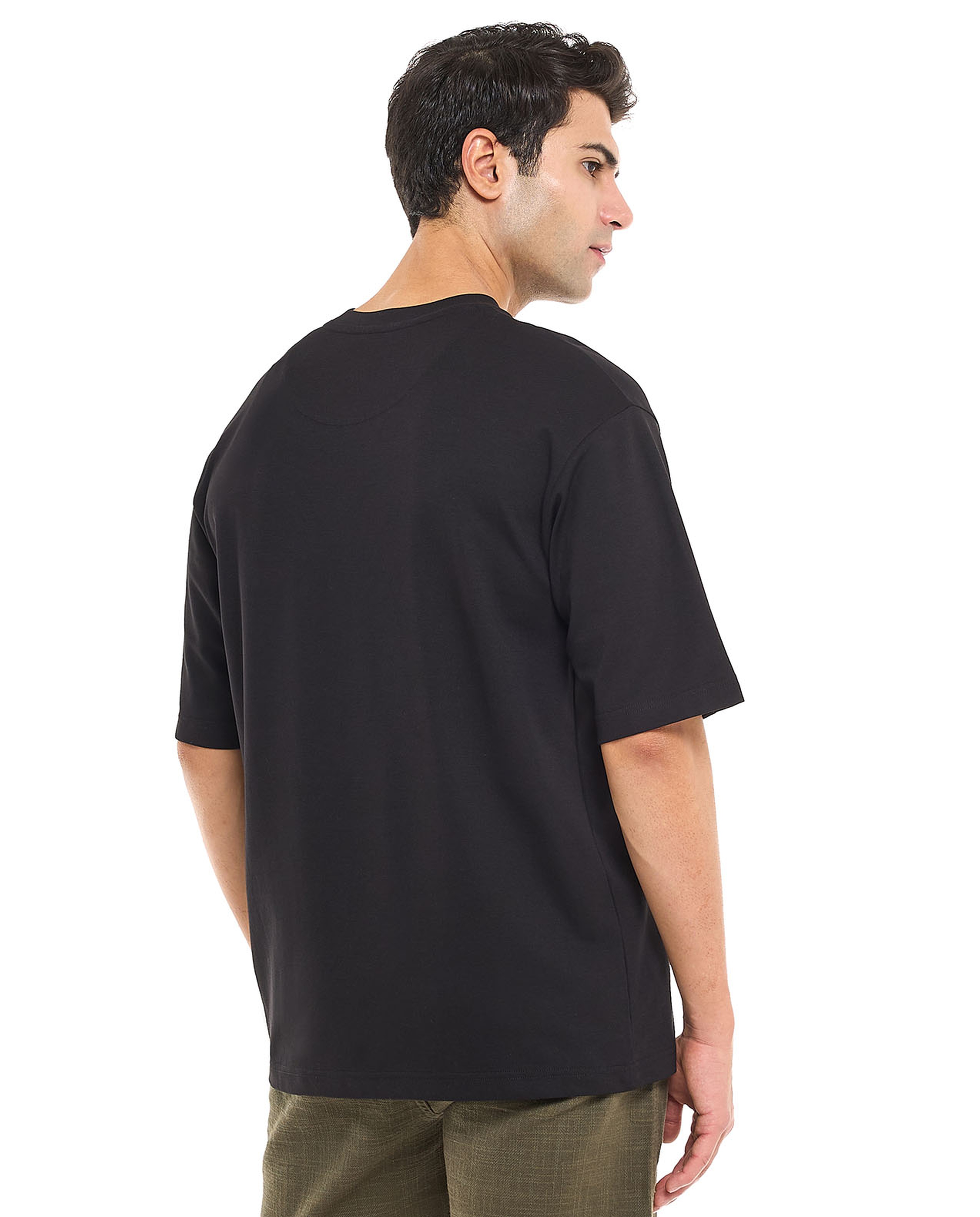 Solid T-Shirt With Crew Neck and Short Sleeves