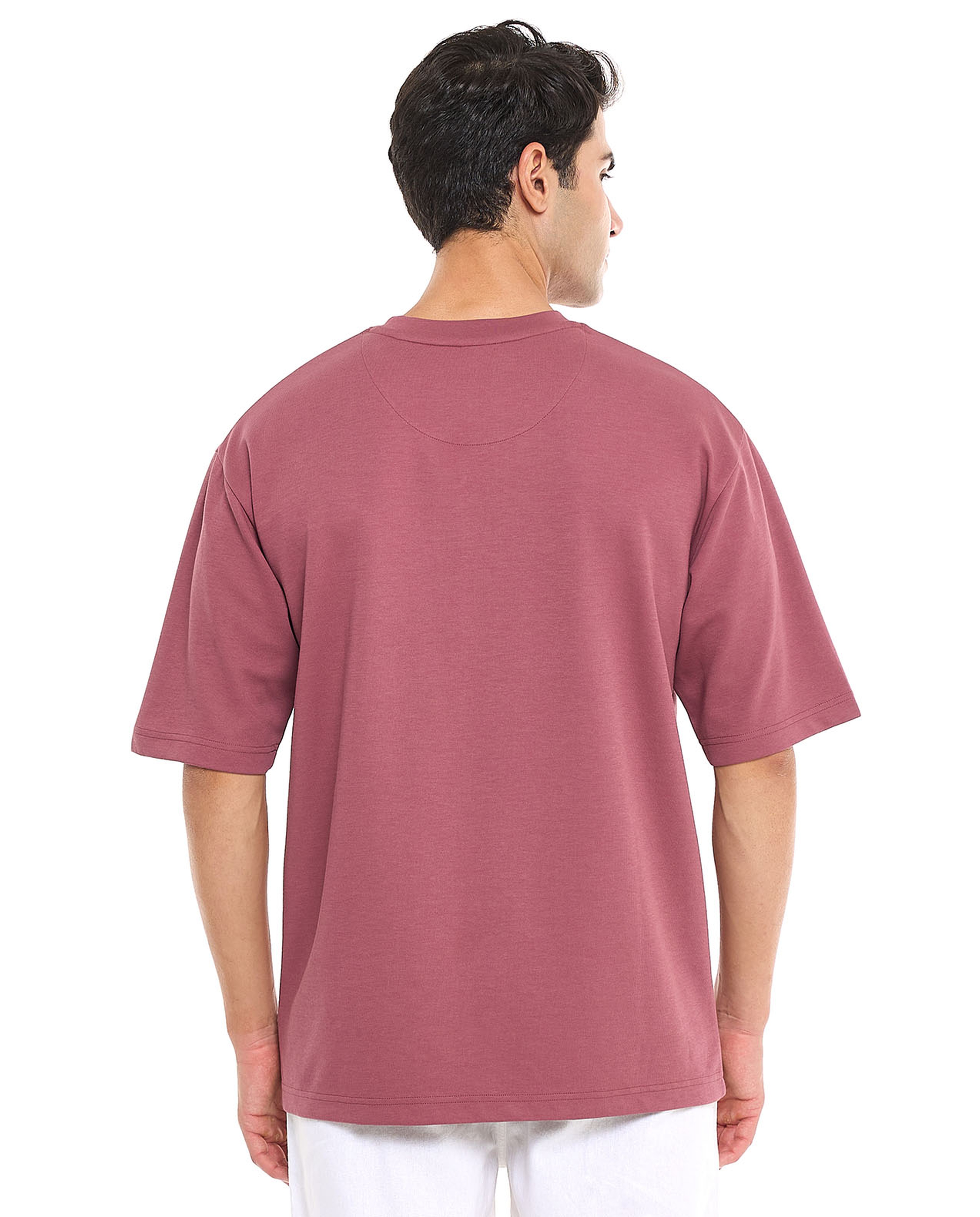 Solid T-Shirt With Crew Neck and Short Sleeves