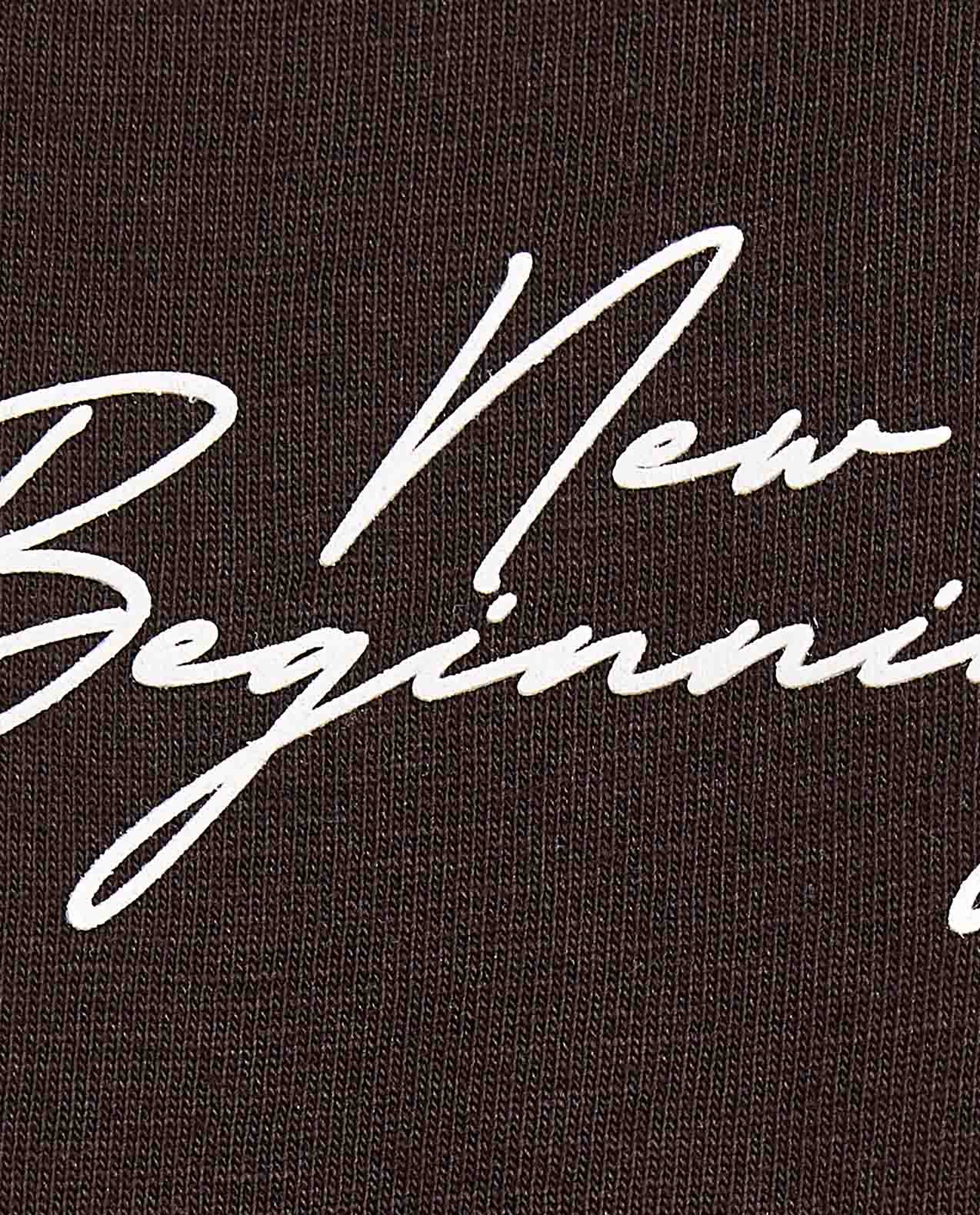 Typography Print T-Shirt With Crew Neck and Short Sleeves