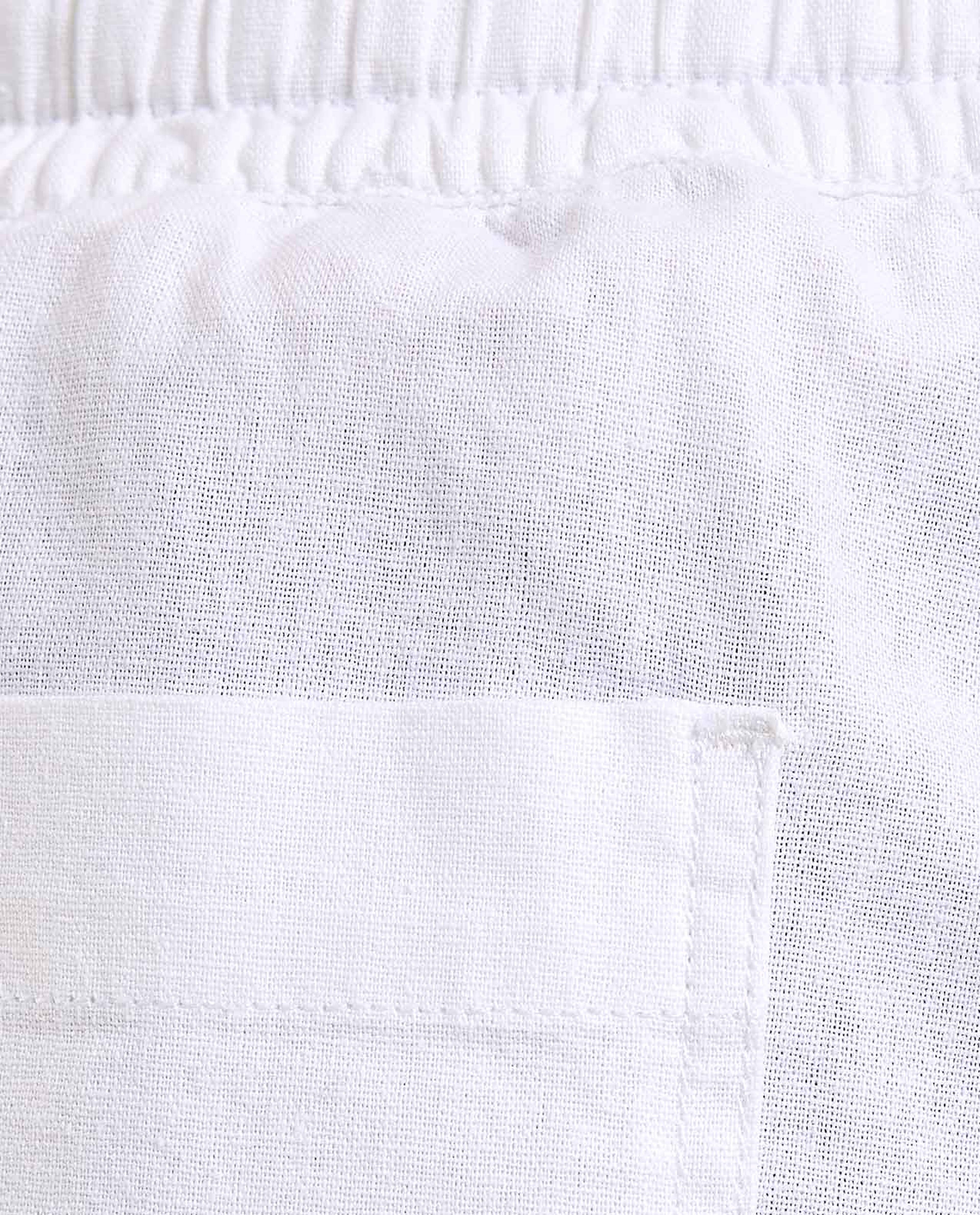 Solid Tapered Pants With Drawstring Waist