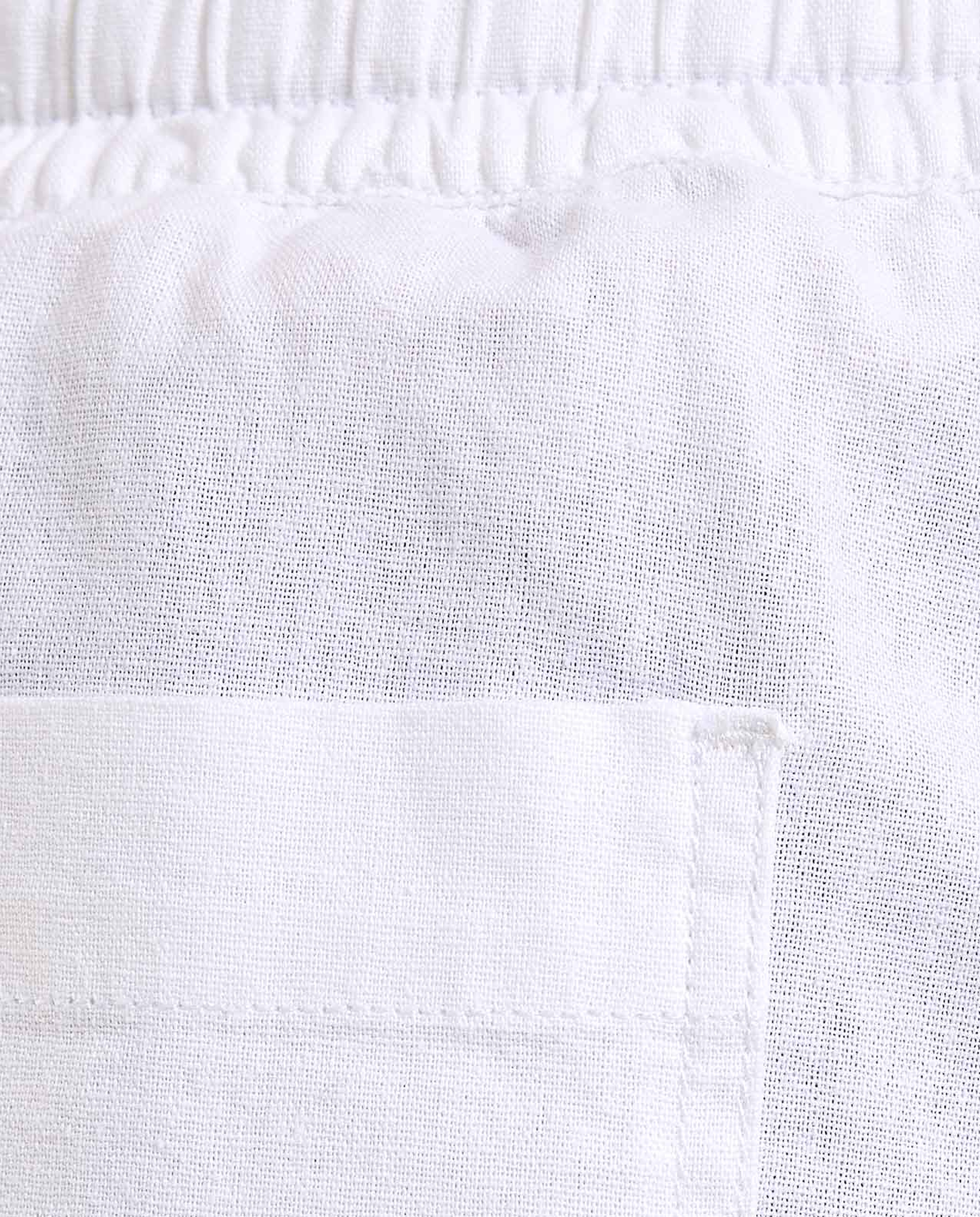 Solid Tapered Pants With Drawstring Waist