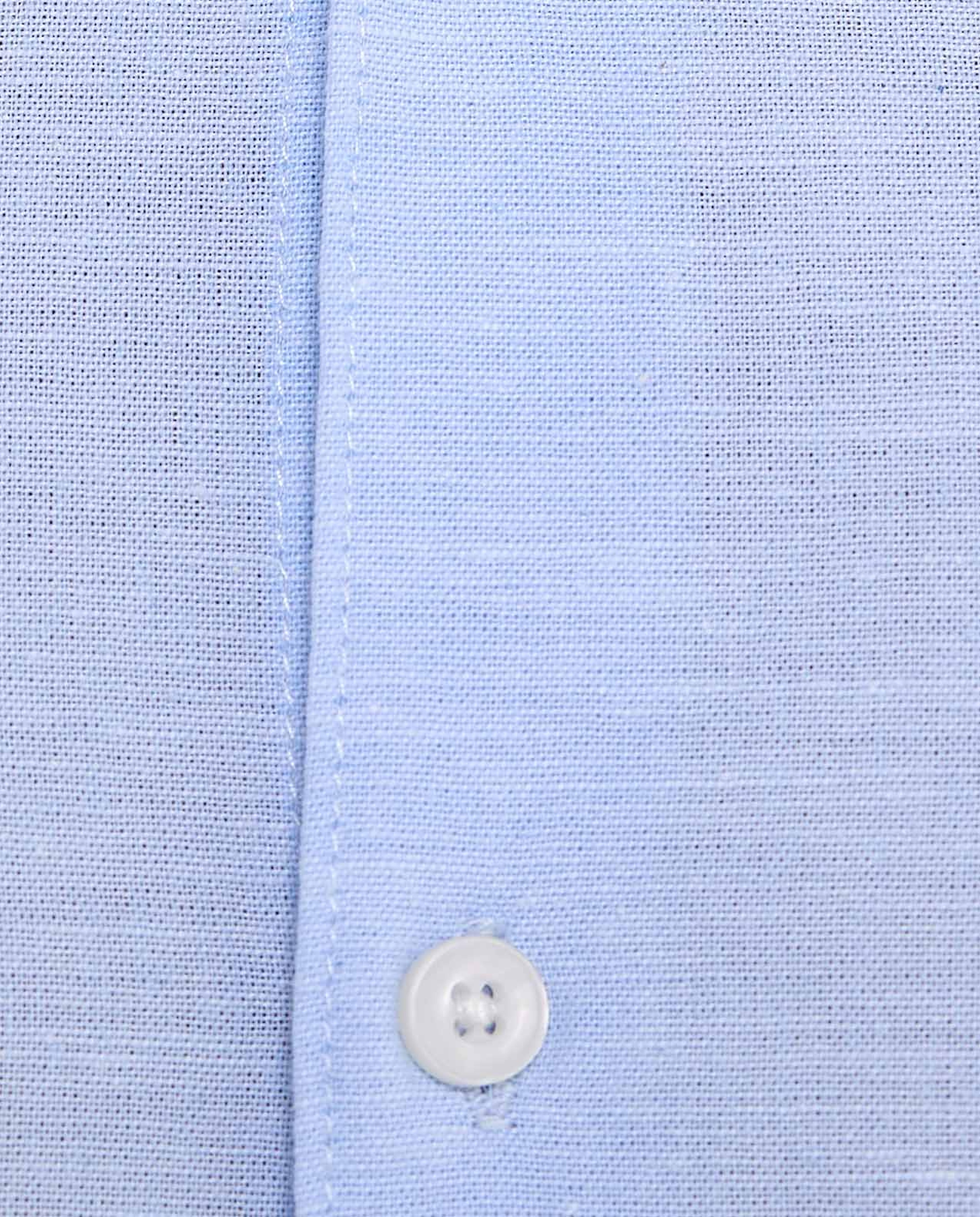 Solid Shirt With Stand Collar and Long Sleeves