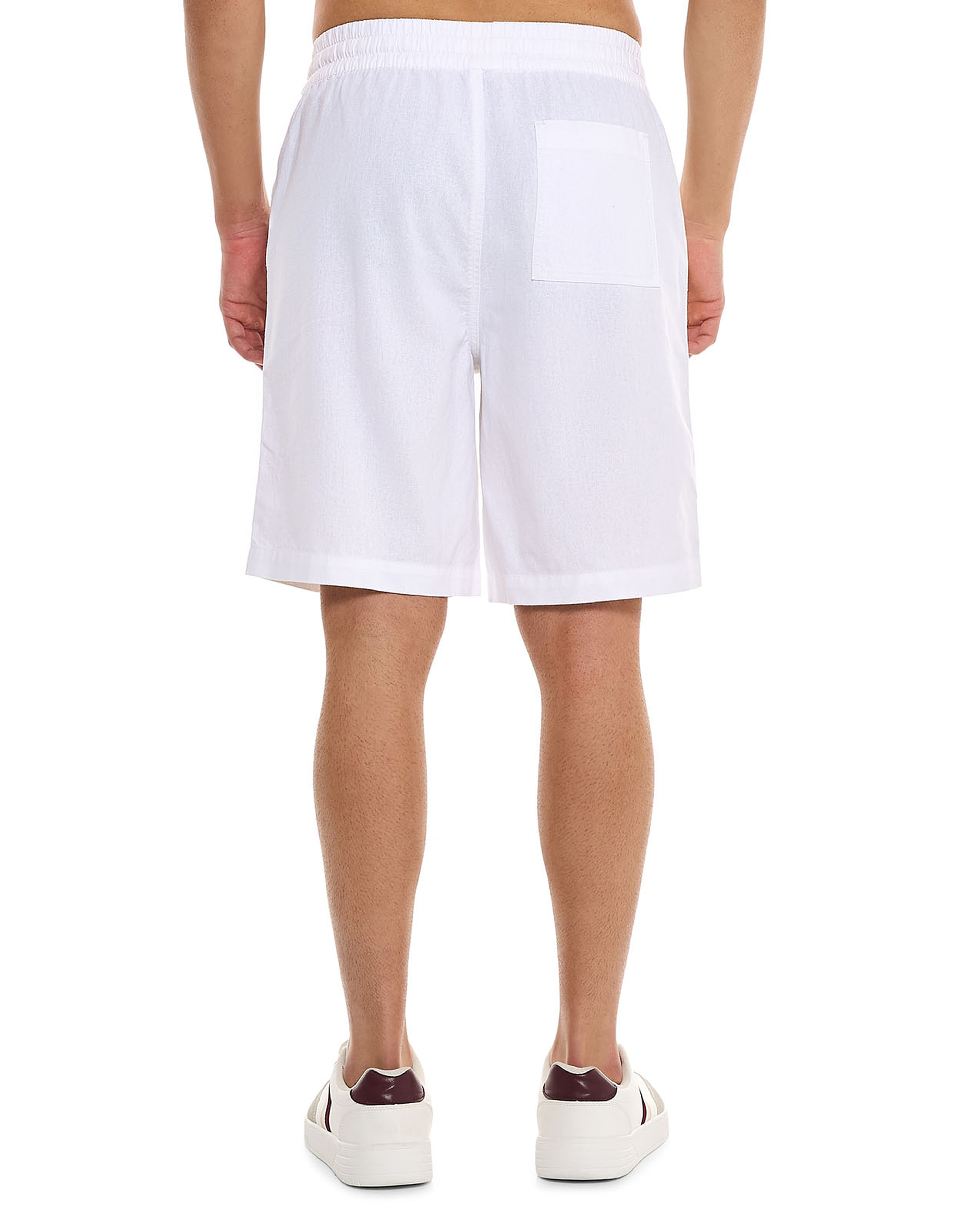 Solid Shorts With Drawstring Waist