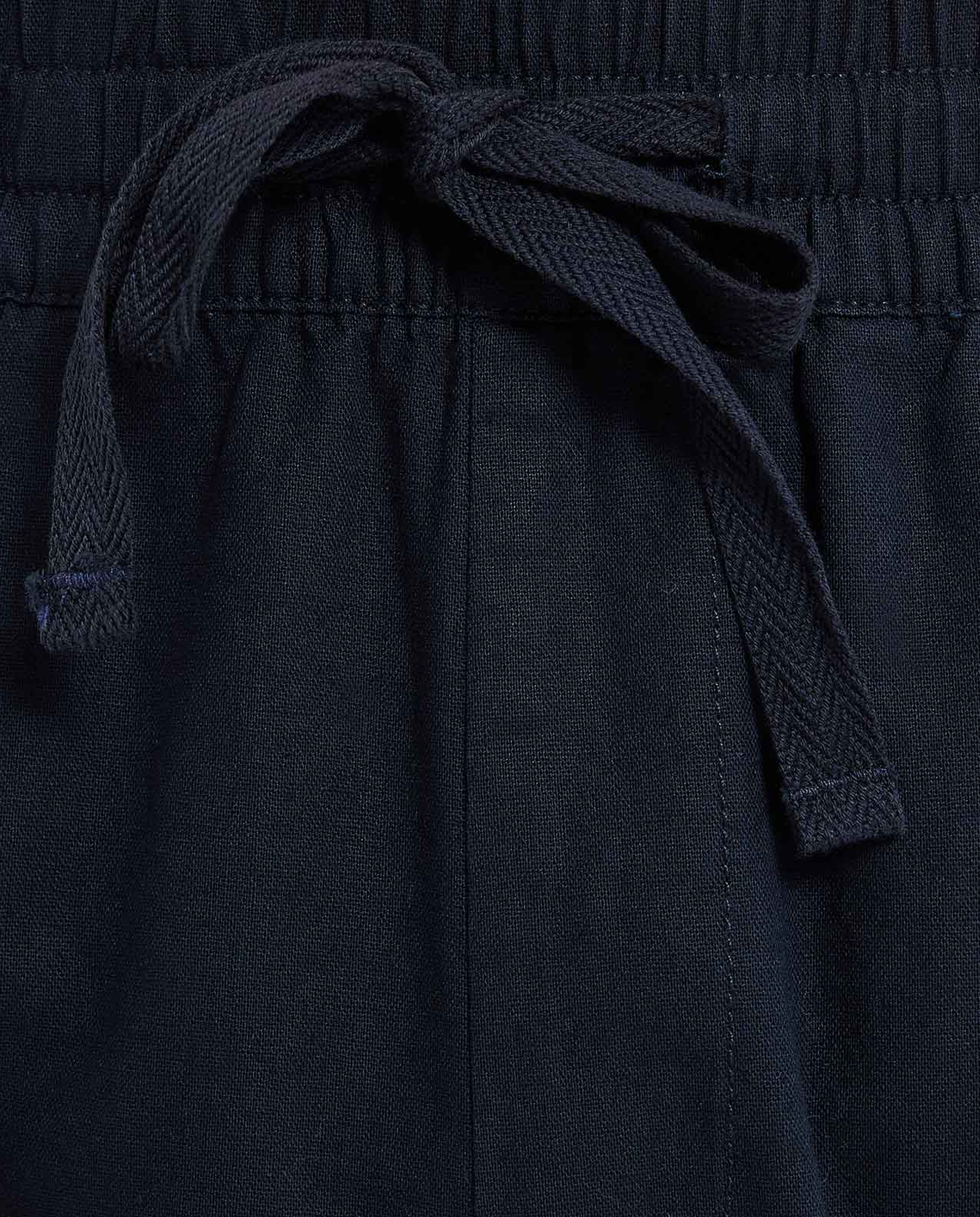 Solid Shorts With Drawstring Waist