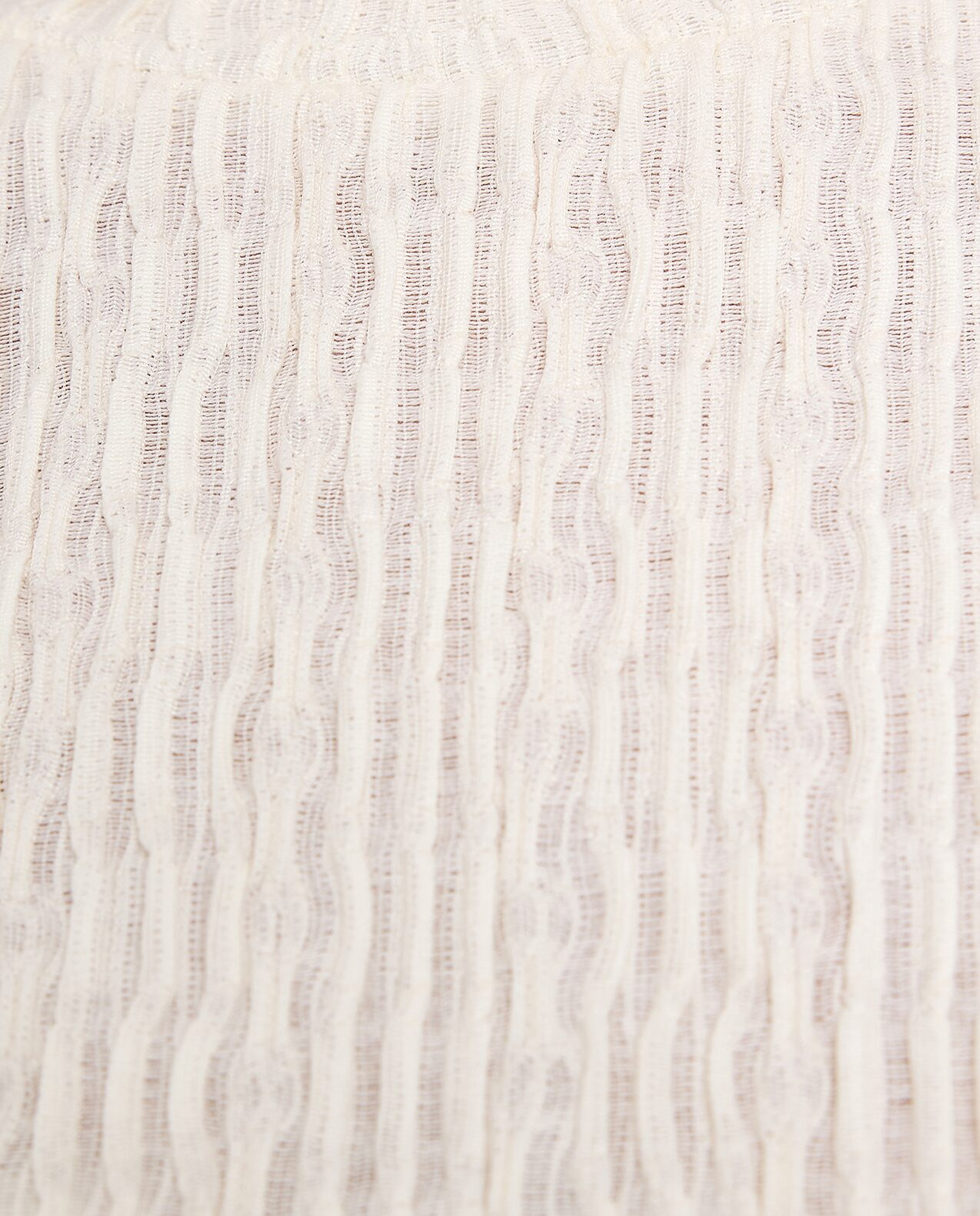 Textured Top with Crew Neck and Short Sleeves