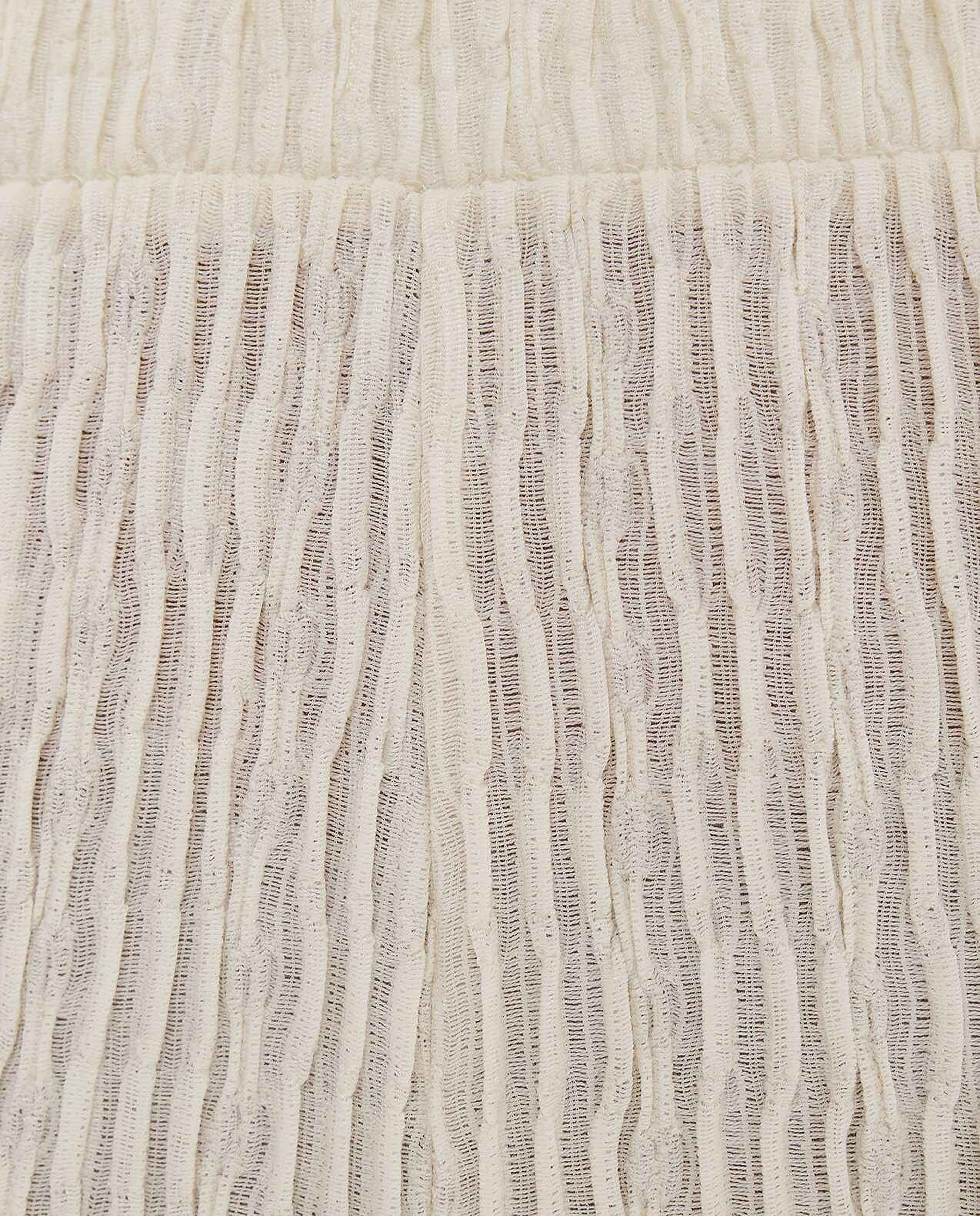 Textured Pants with Elastic Waist