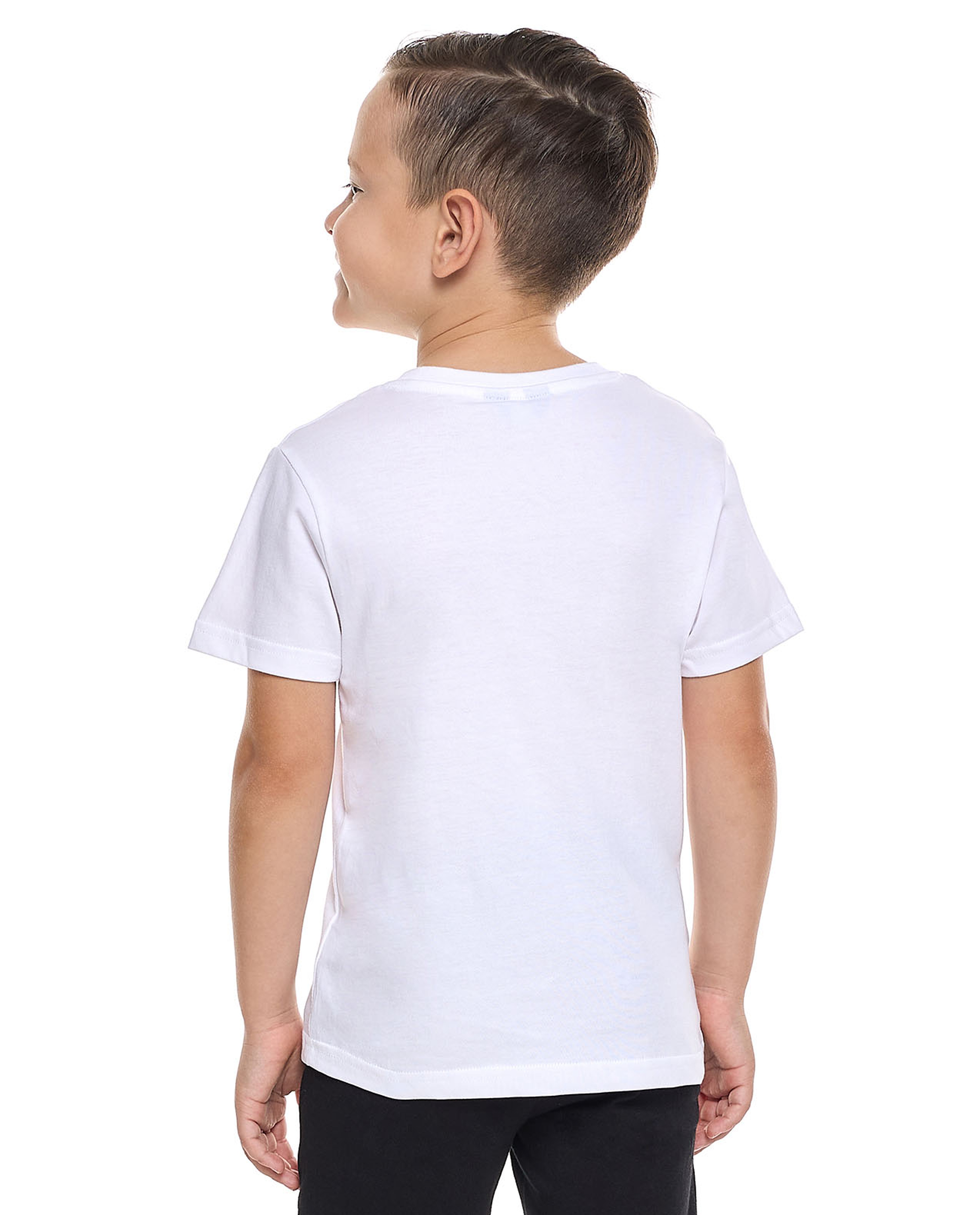 Printed T-Shirt with Crew Neck and Short Sleeves