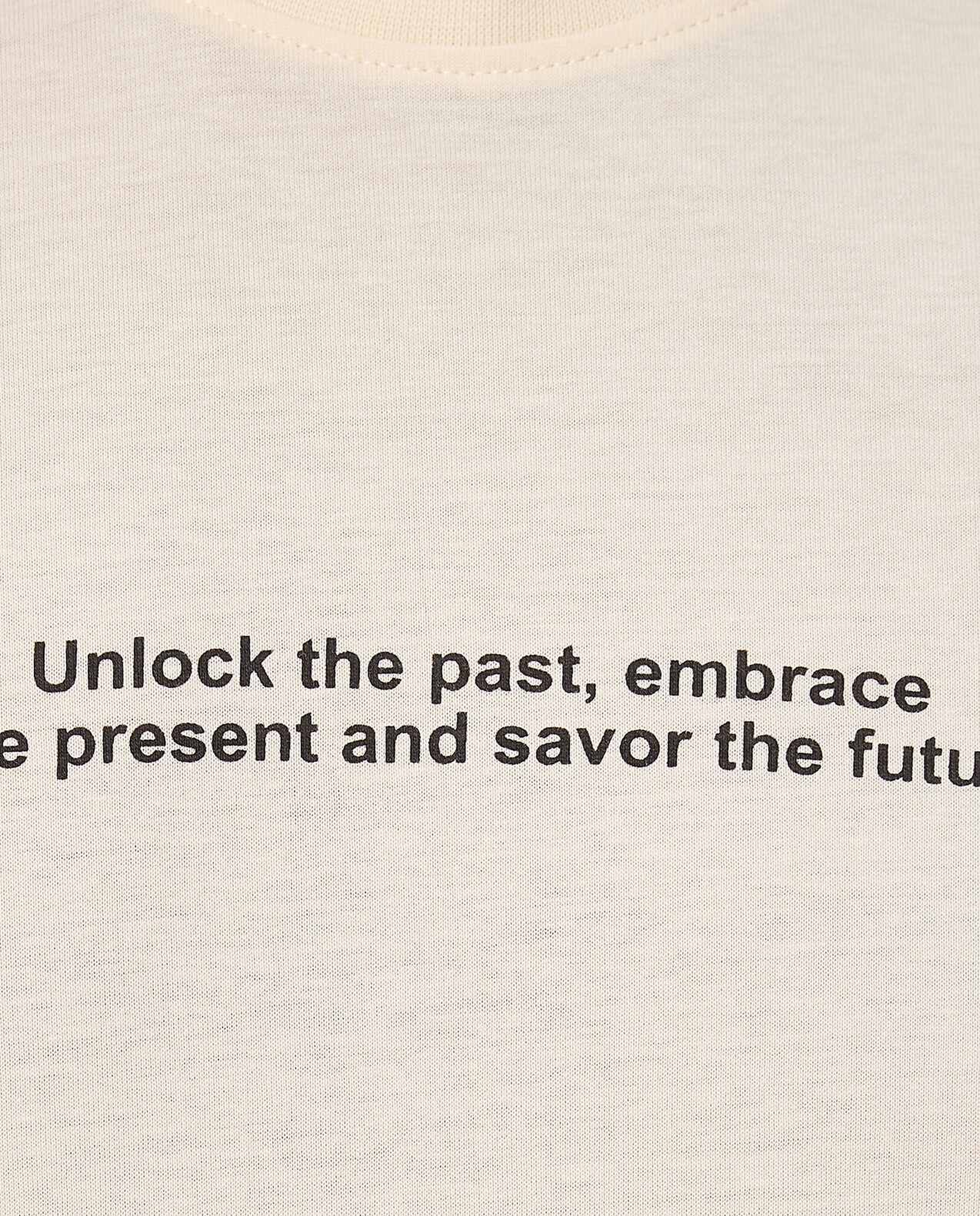 Printed T-Shirt with Crew Neck and Short Sleeves