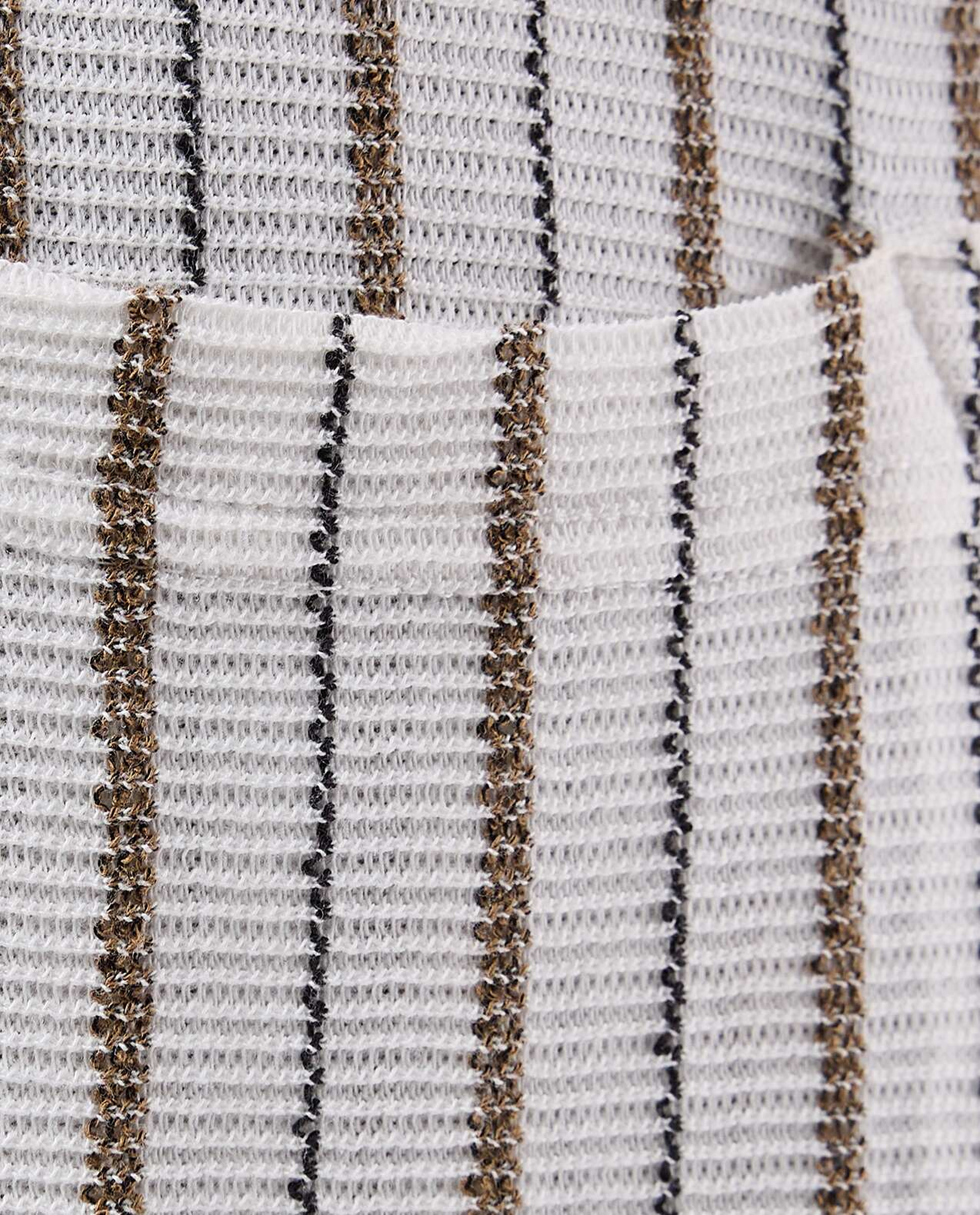 Striped Shorts with Drawstring Closure