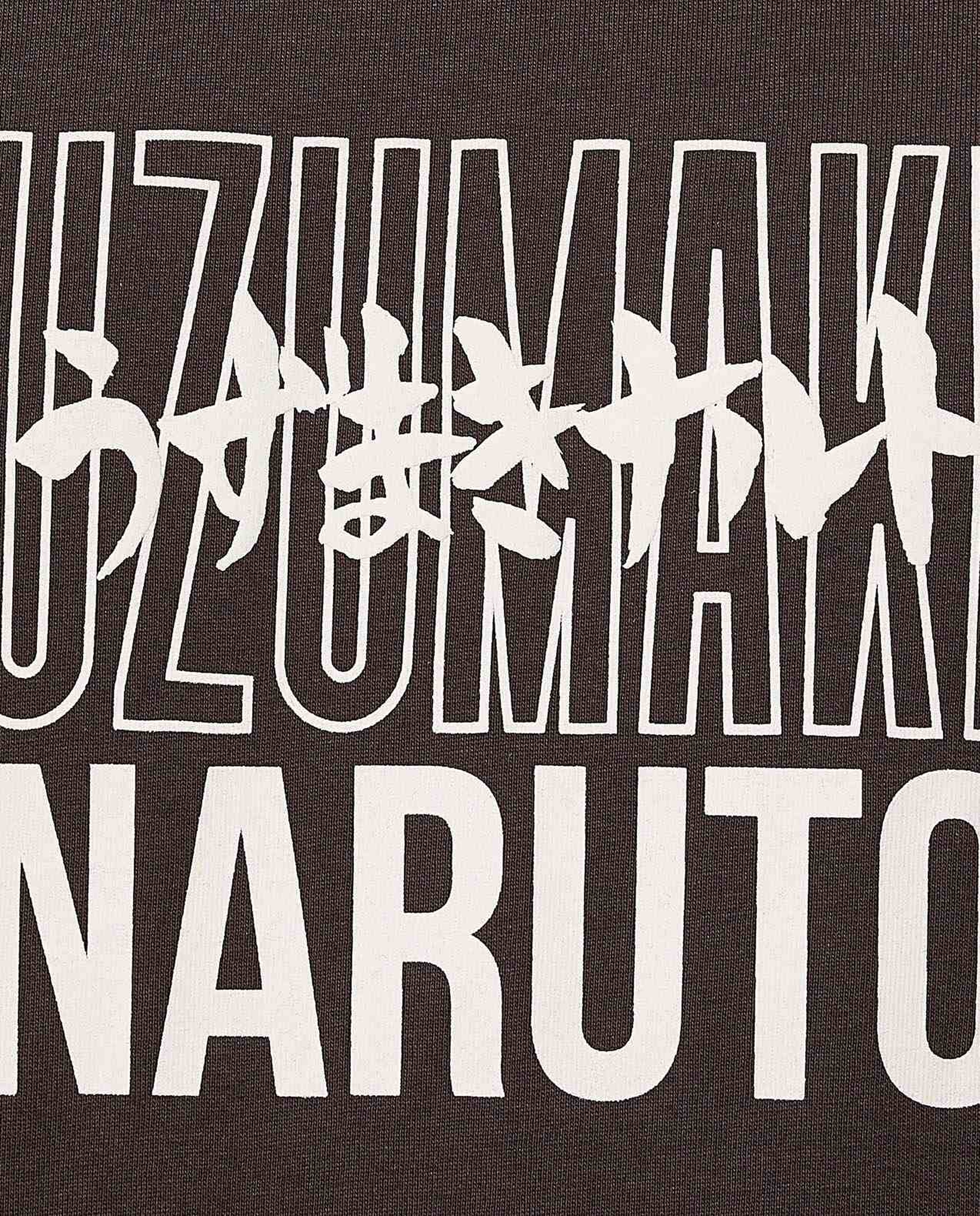 Naruto Printed T-Shirt with Crew Neck and Short Sleeves