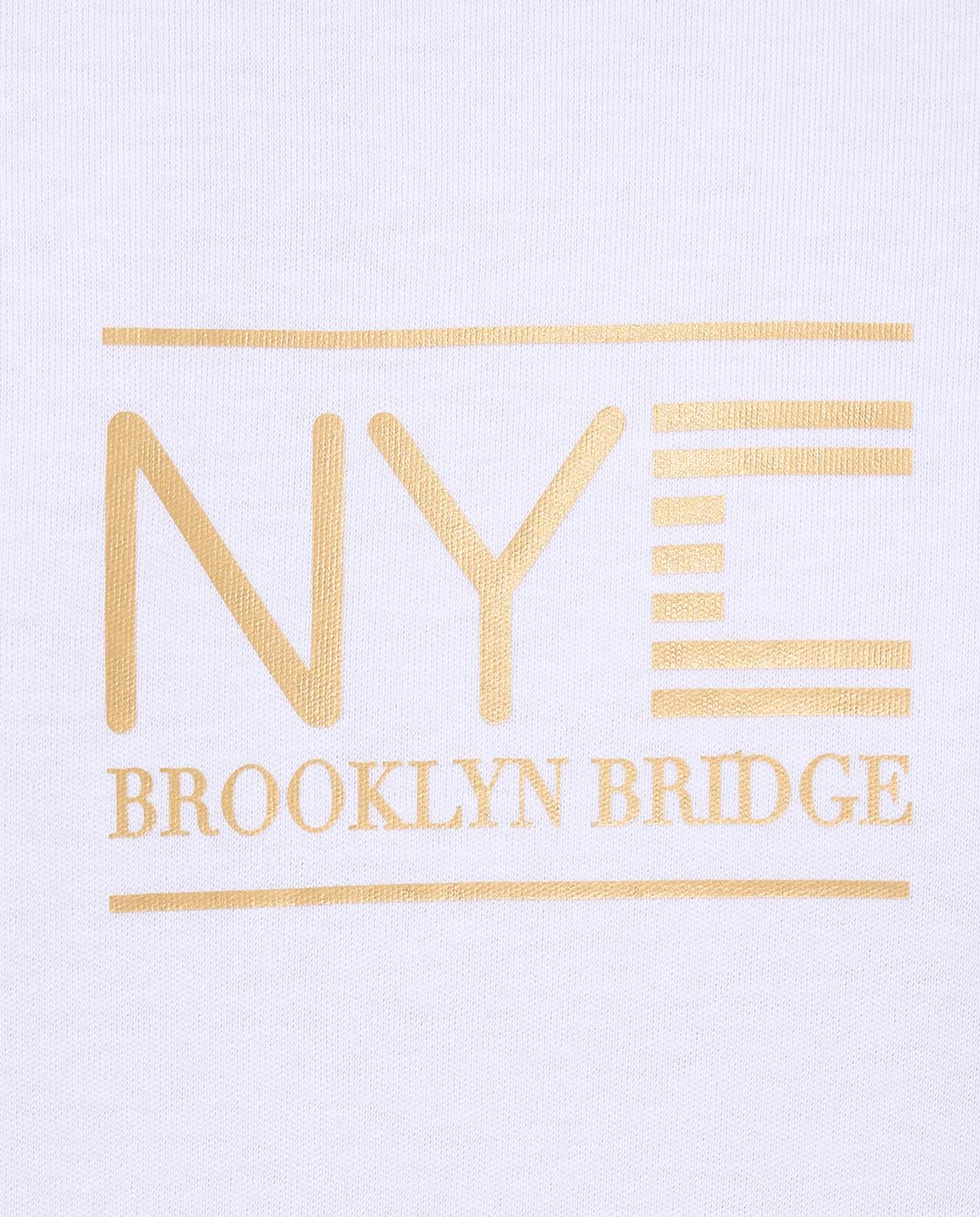 Printed T-Shirt with Crew Neck and Short Sleeves