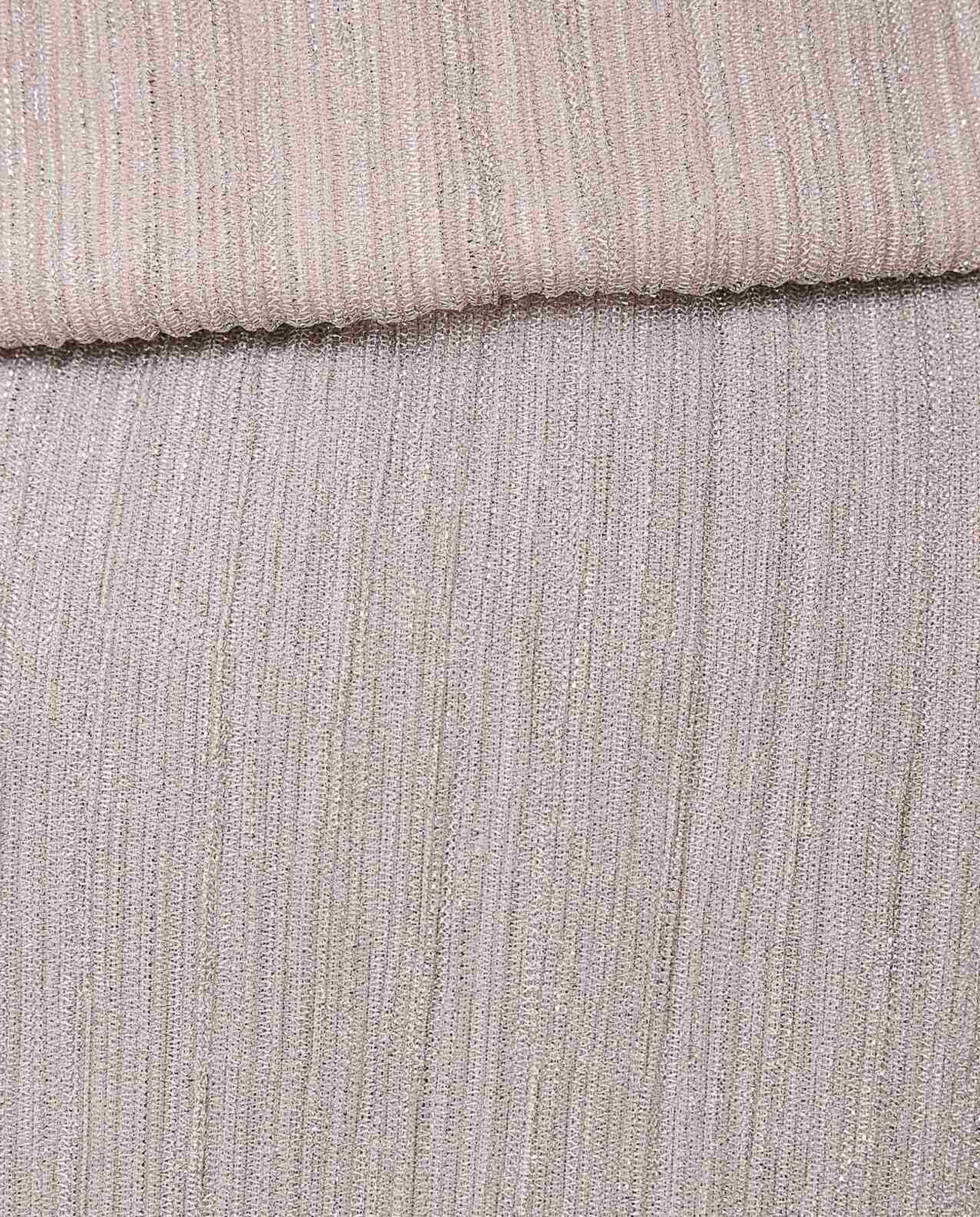 Glittered Midi Skirt with Elastic Waist