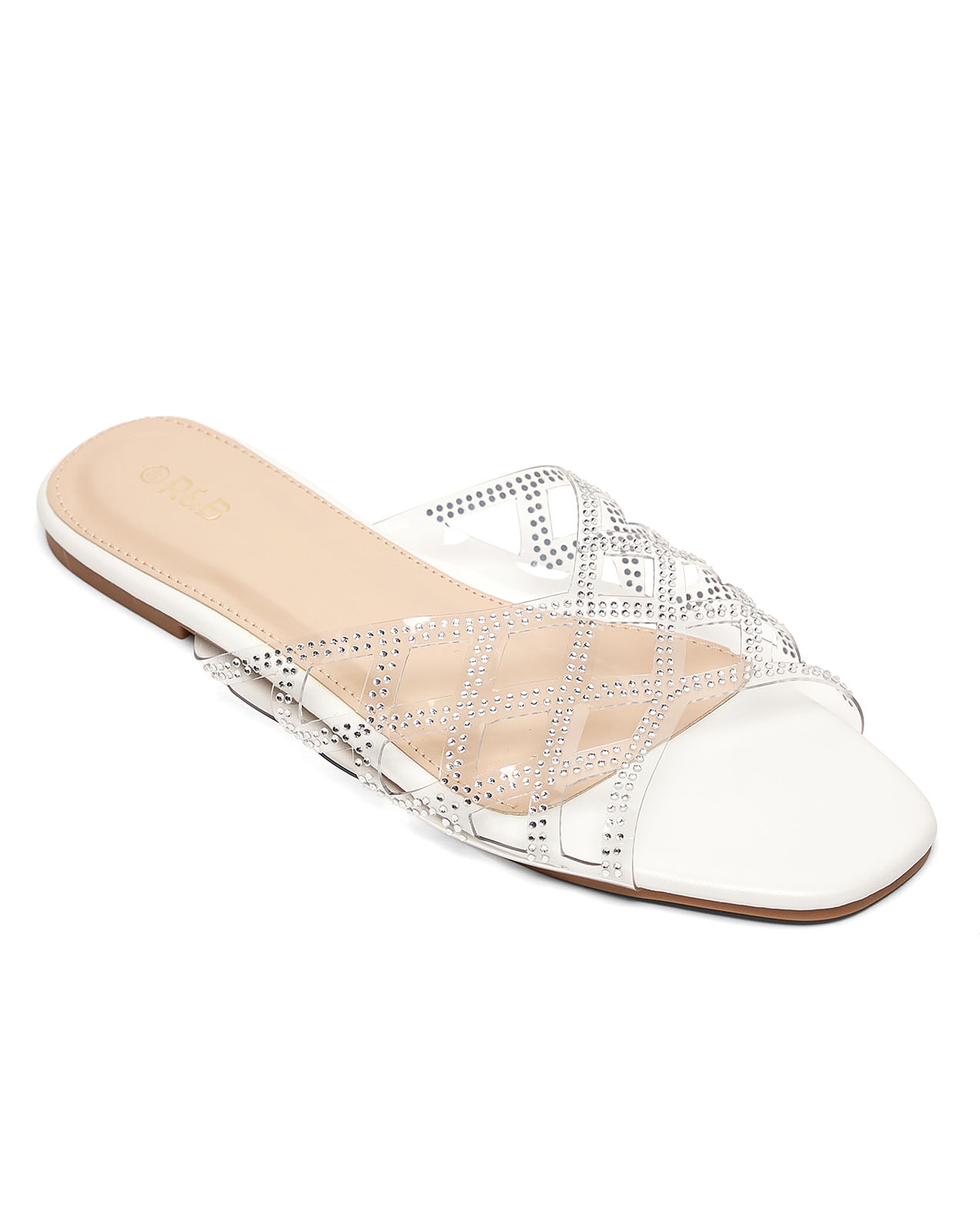 Embellished Flat Sandals