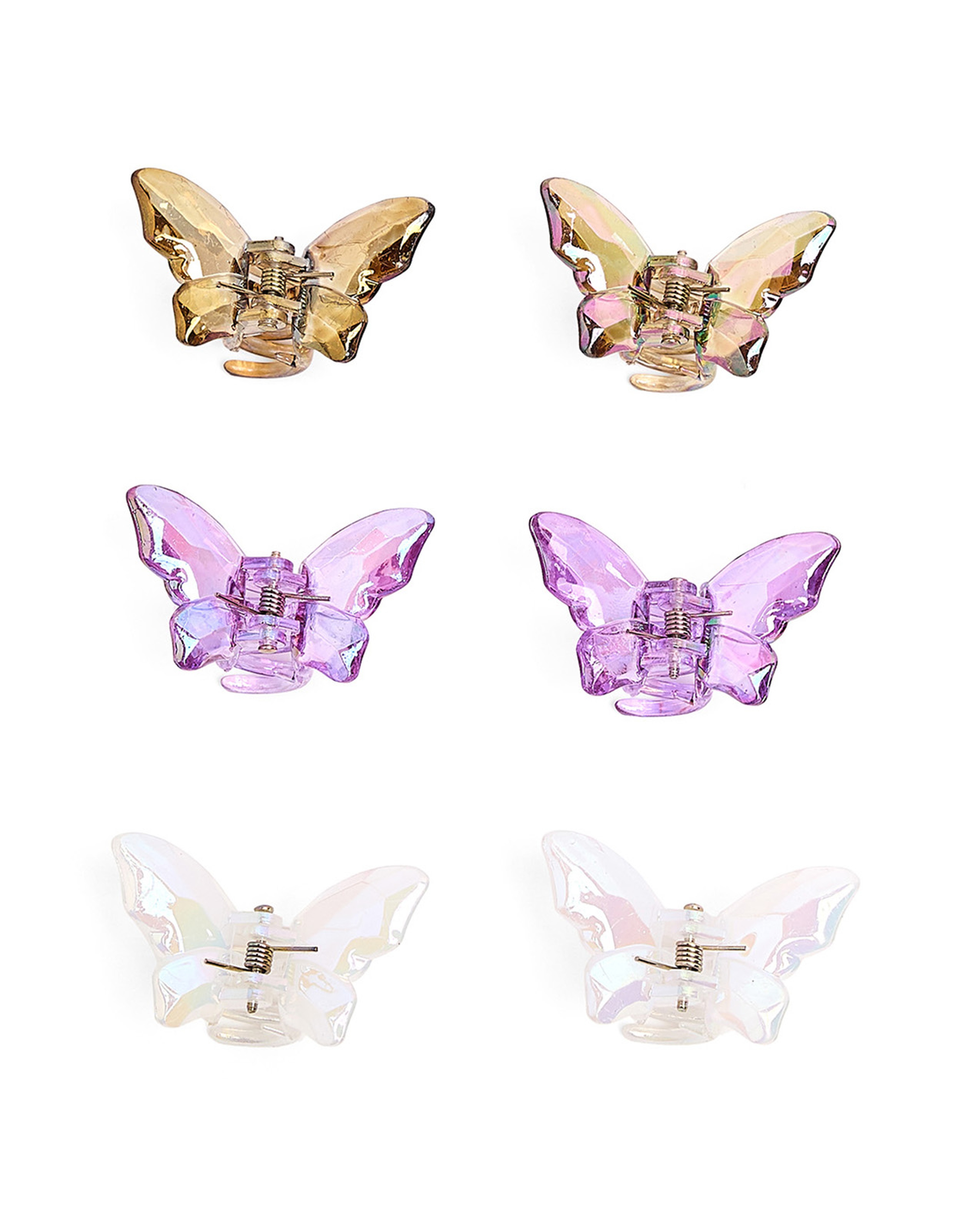 Pack of 6 Hair Claw Clips