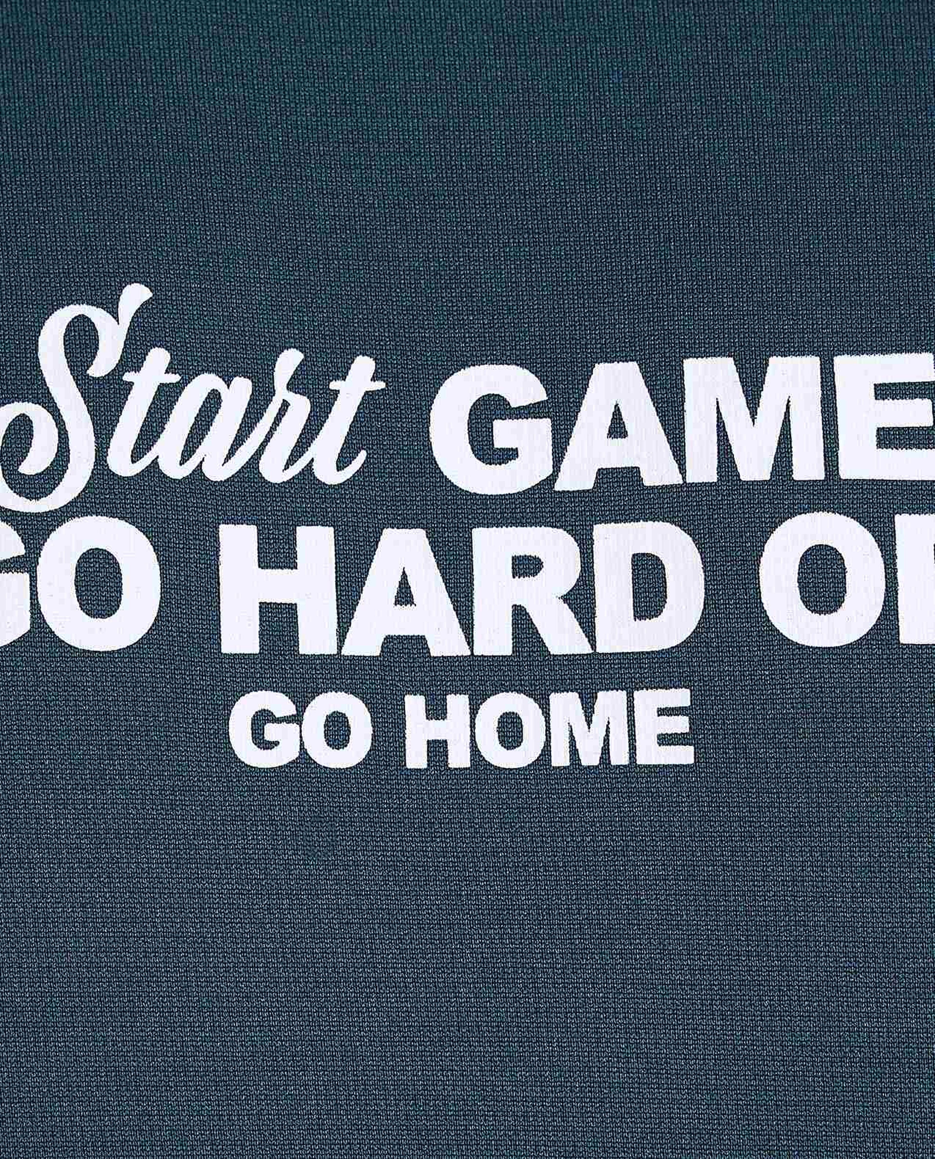 Printed Active T-Shirt with Crew Neck and Short Sleeves