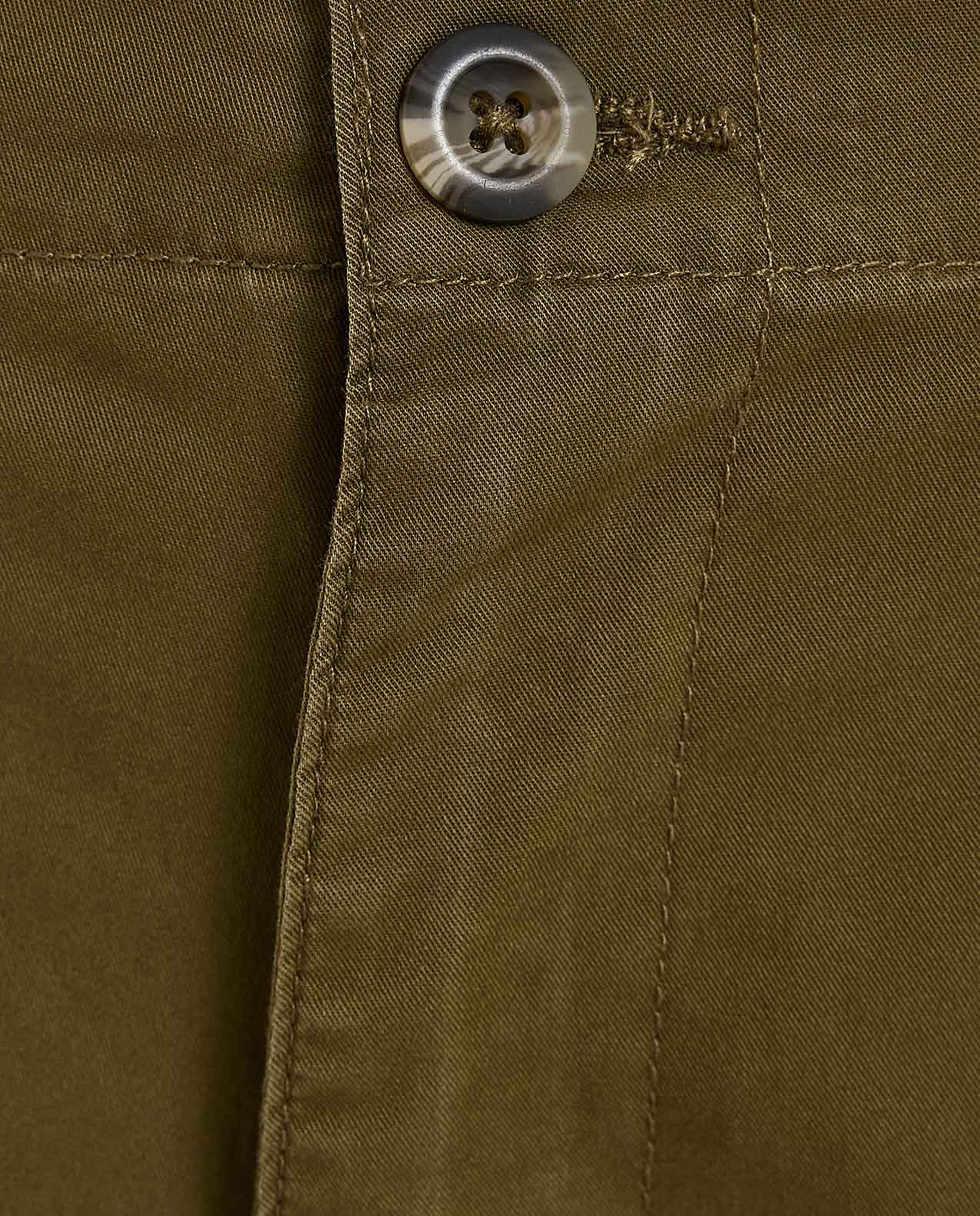 Solid Cargo Parachute Pants with Button Closure