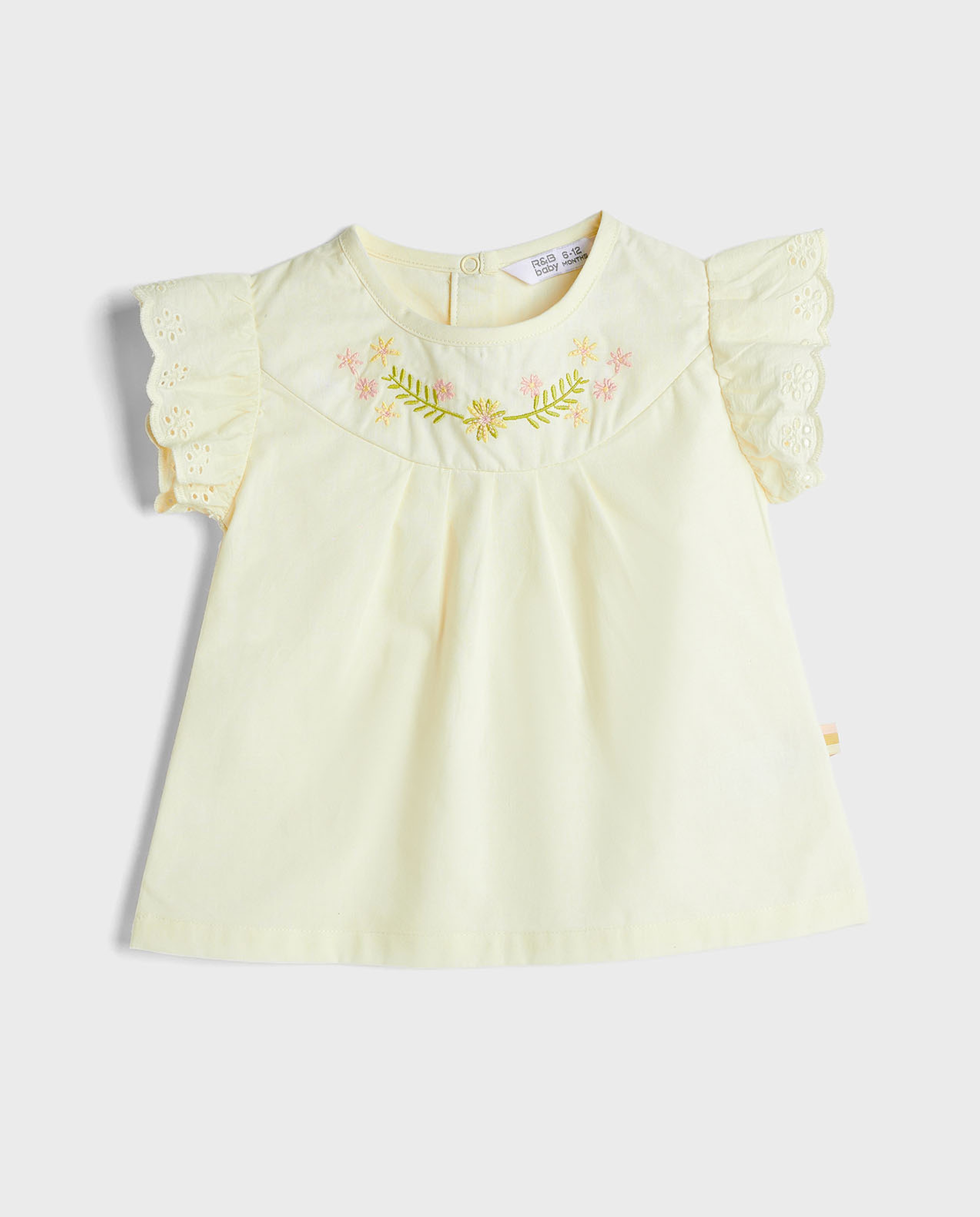 Embroidered Top and Leggings Set