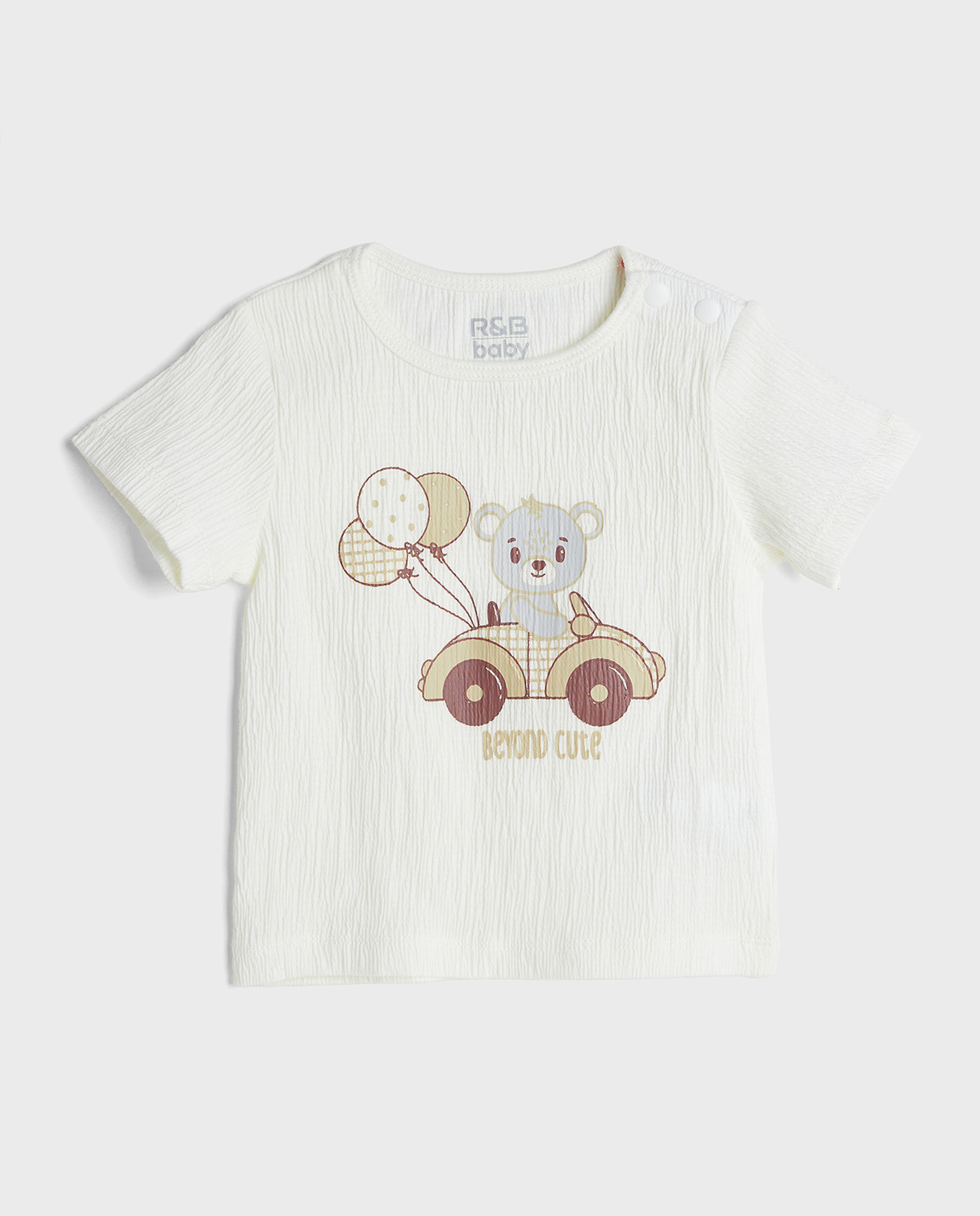 Printed Top and Checkered Pant Set