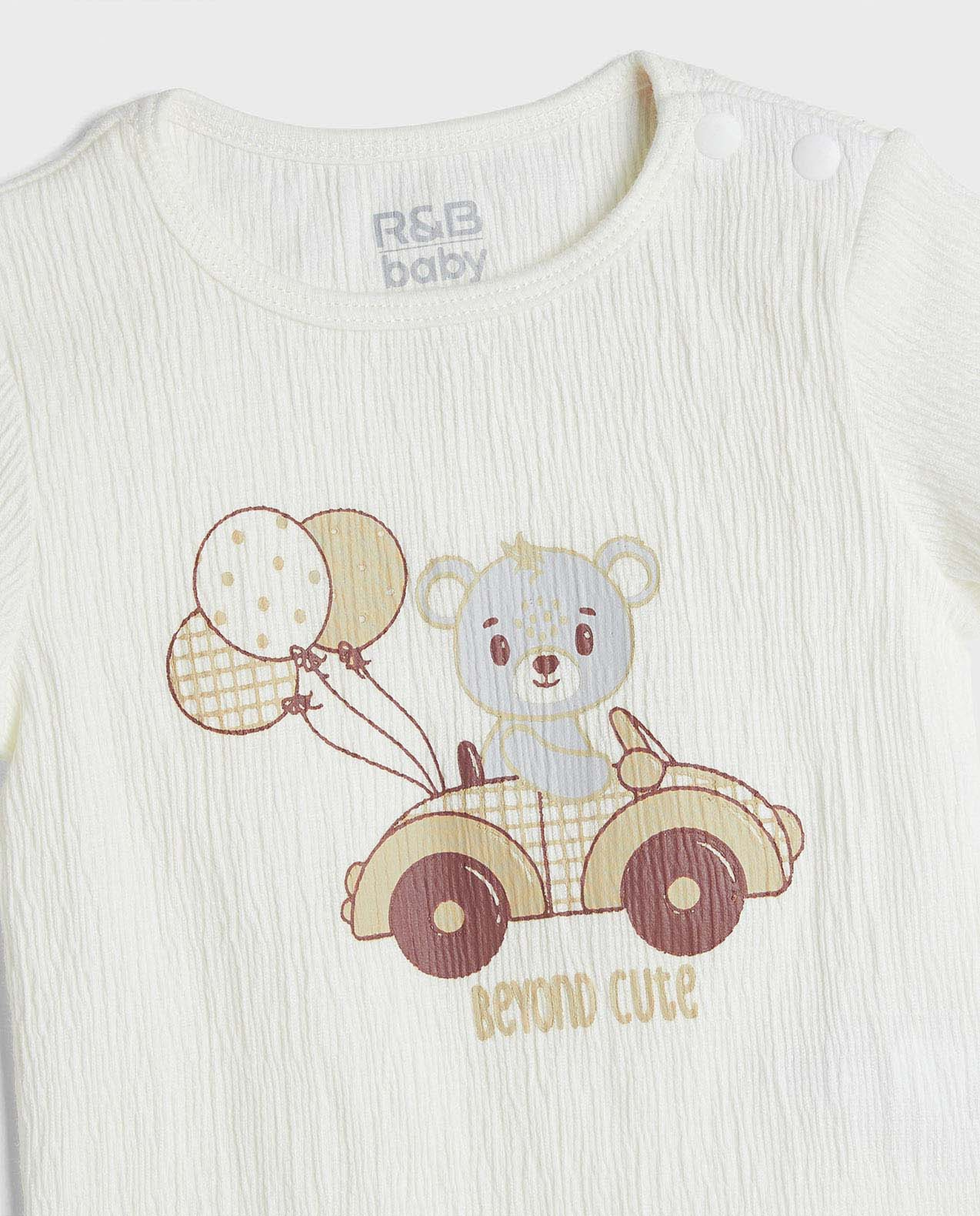 Printed Top and Checkered Pant Set