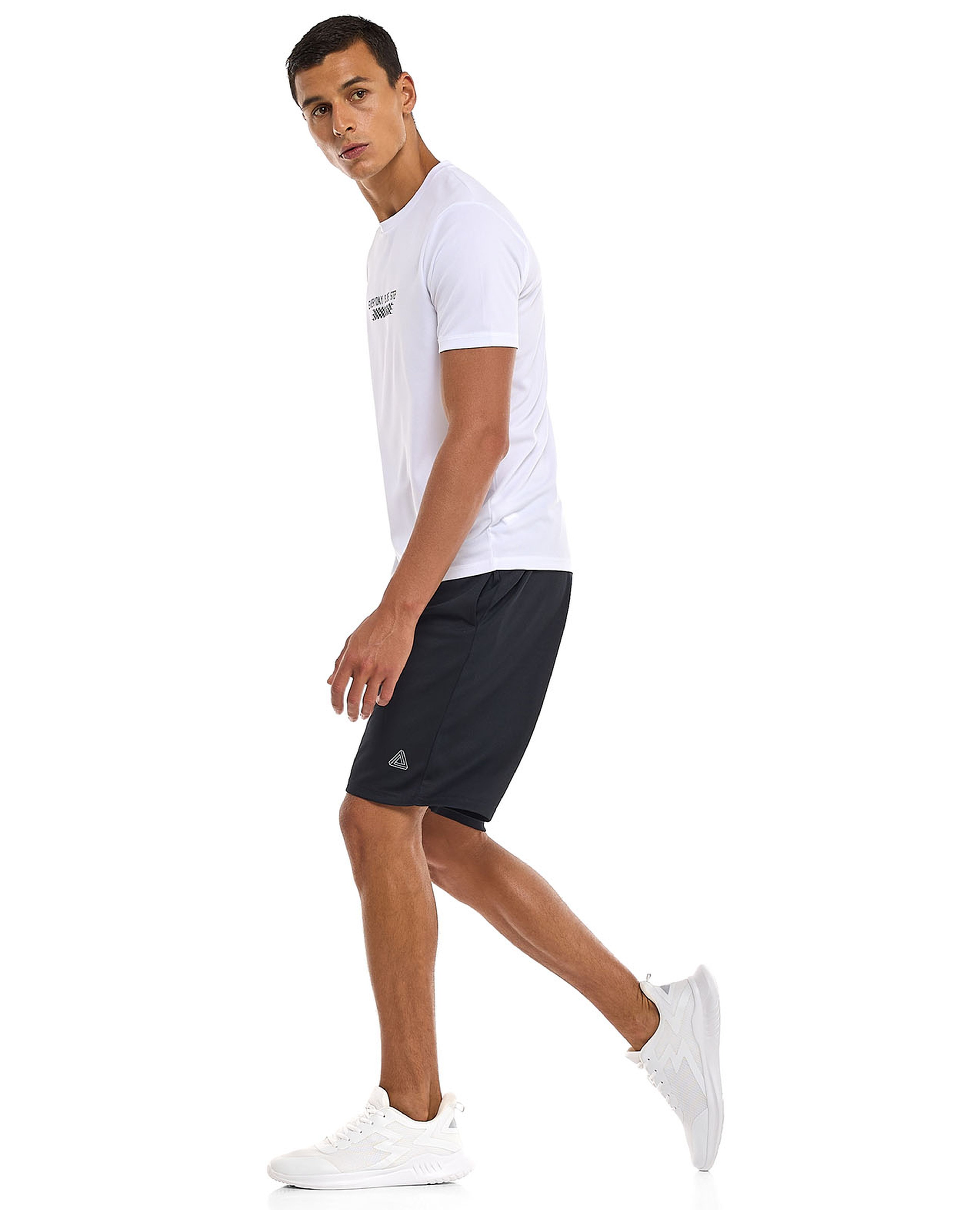 Logo Detail Shorts with Drawstring Closure