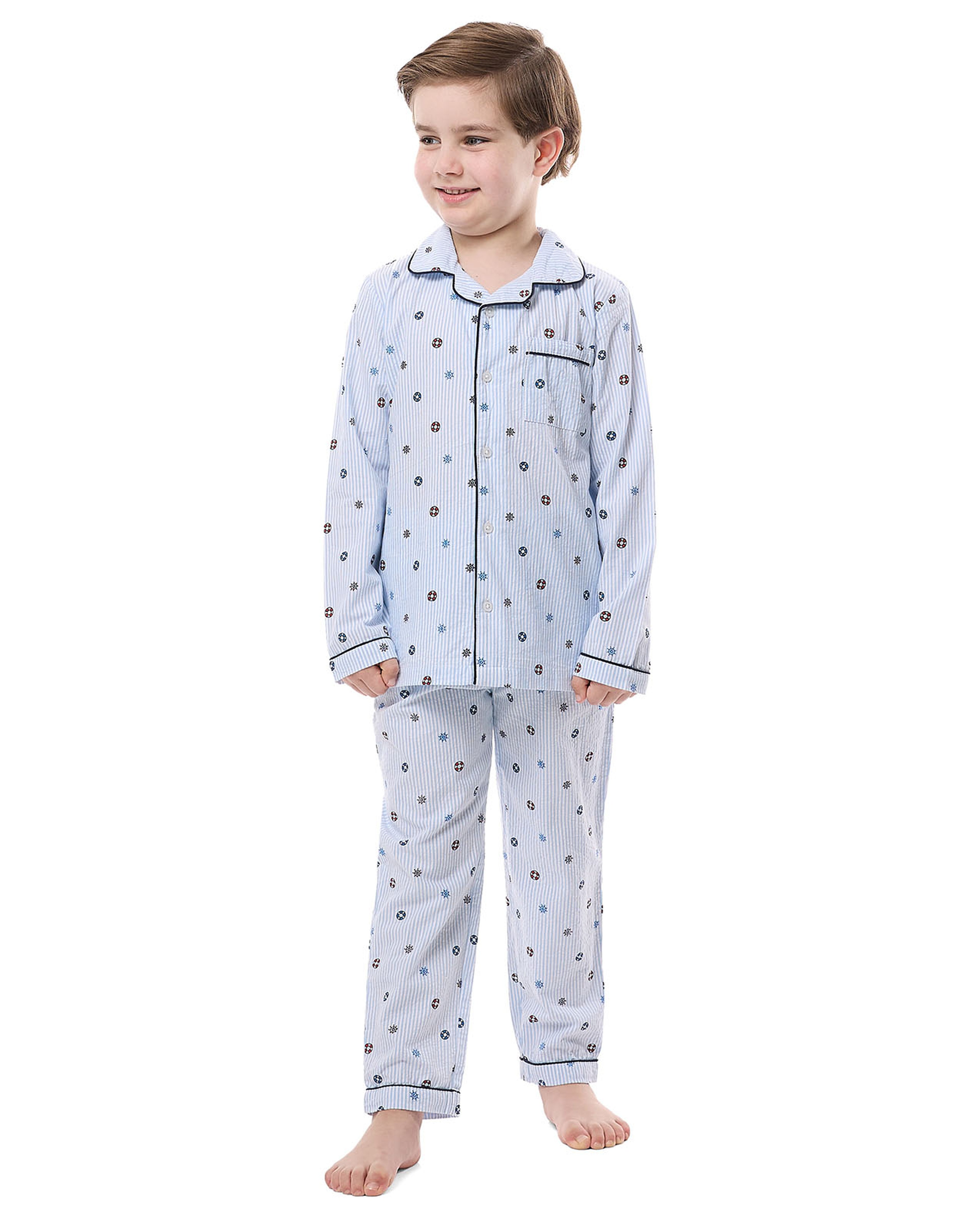 طقم بيجاما بطبعة