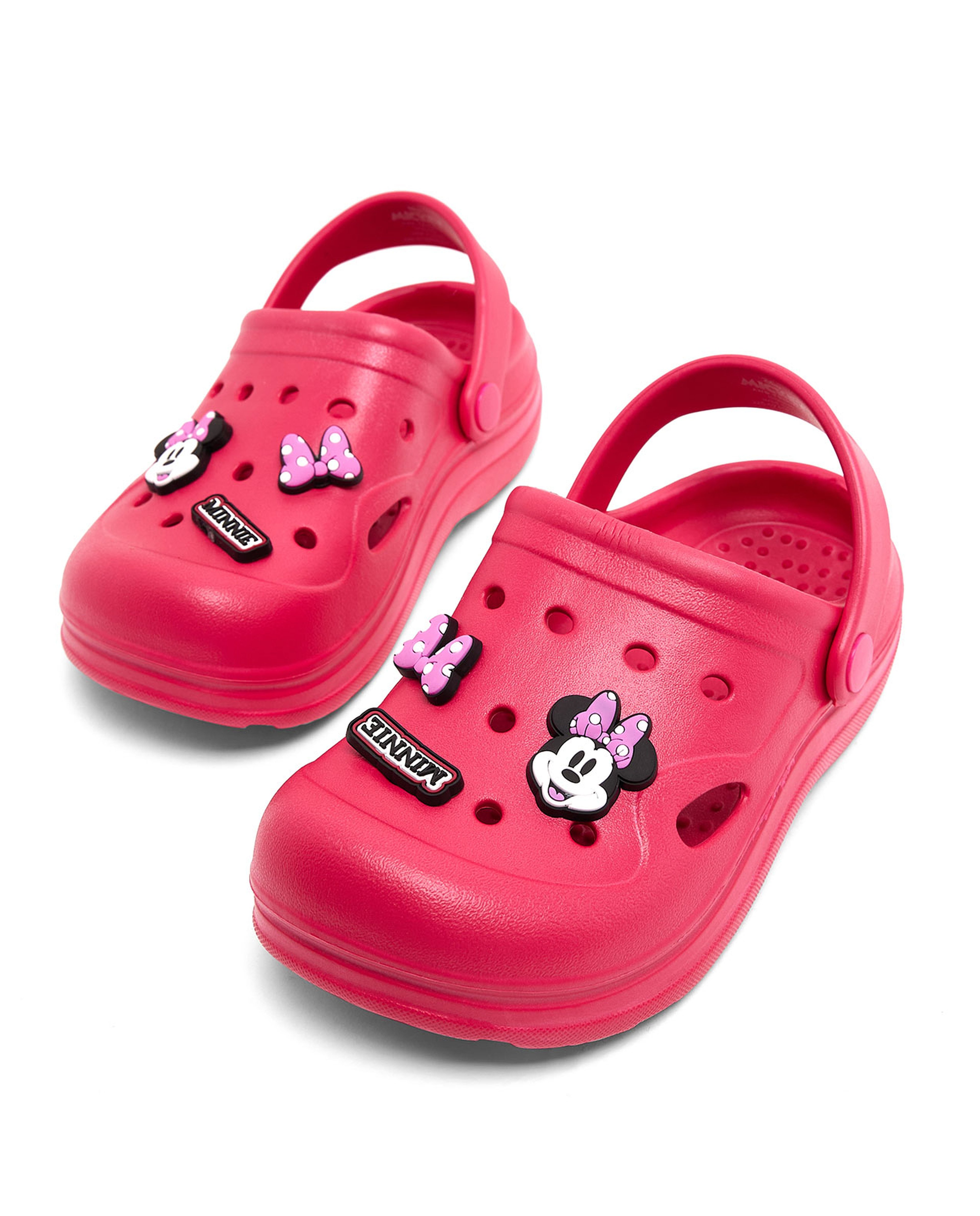 Solid Clogs with Minnie Charm