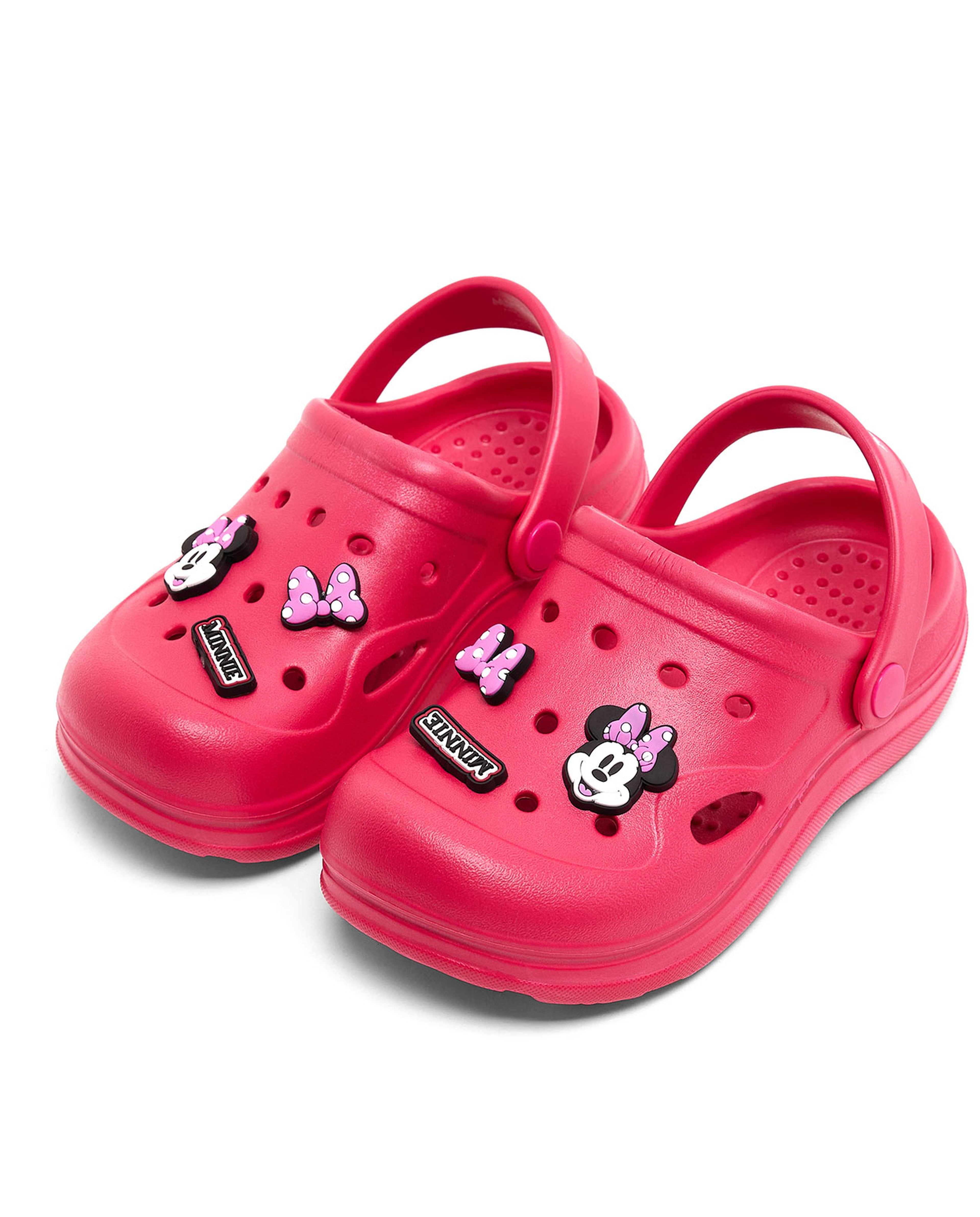 Solid Clogs with Minnie Charm