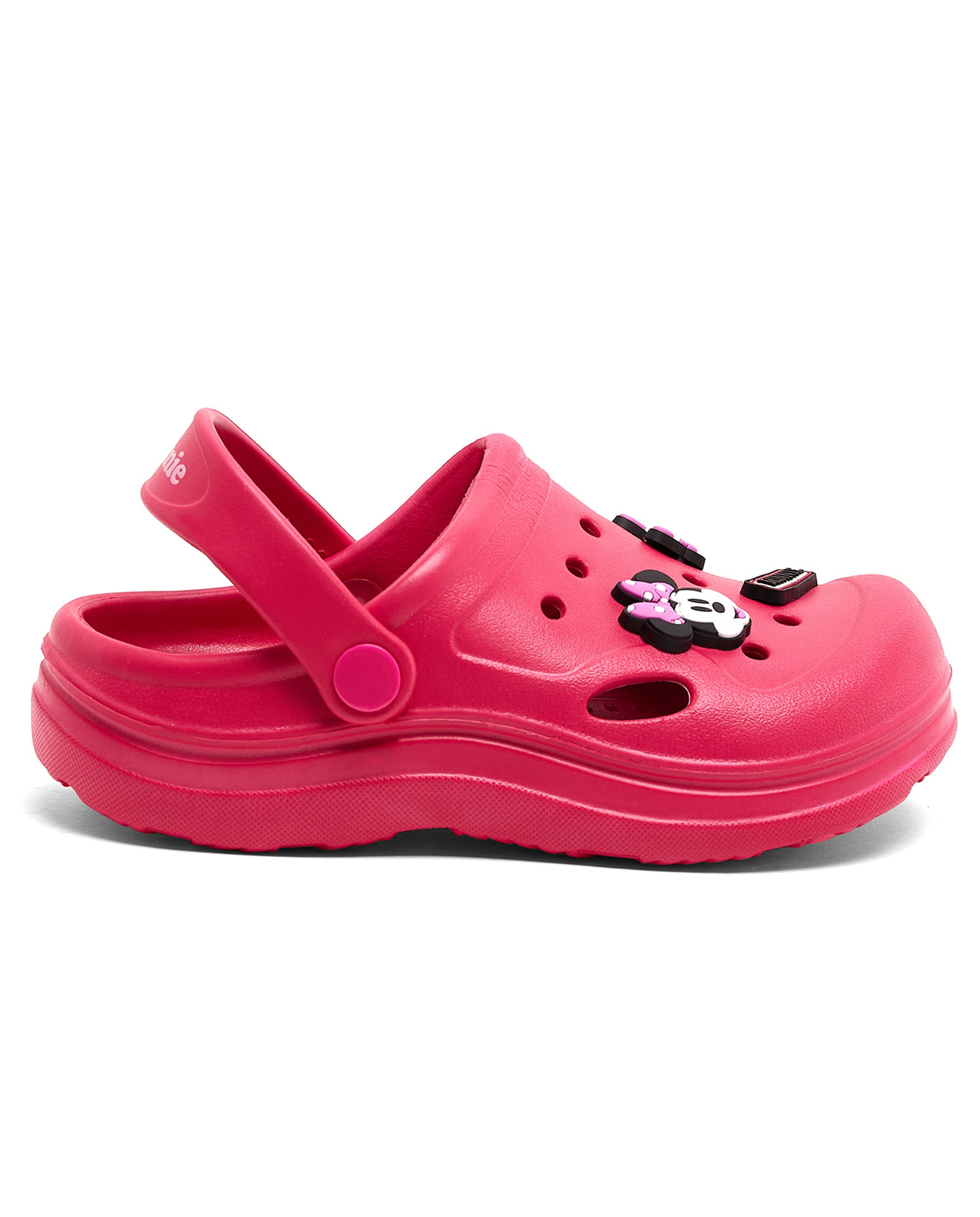 Solid Clogs with Minnie Charm