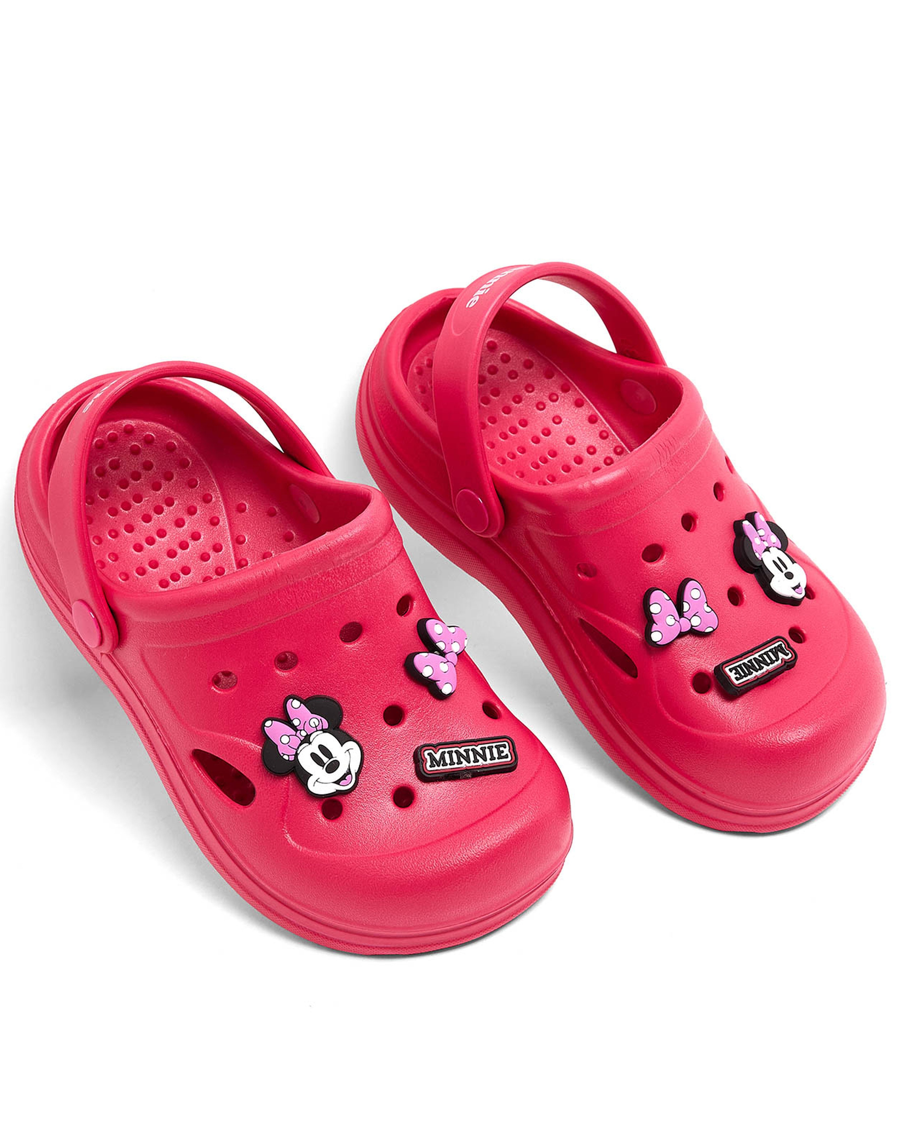 Solid Clogs with Minnie Charm