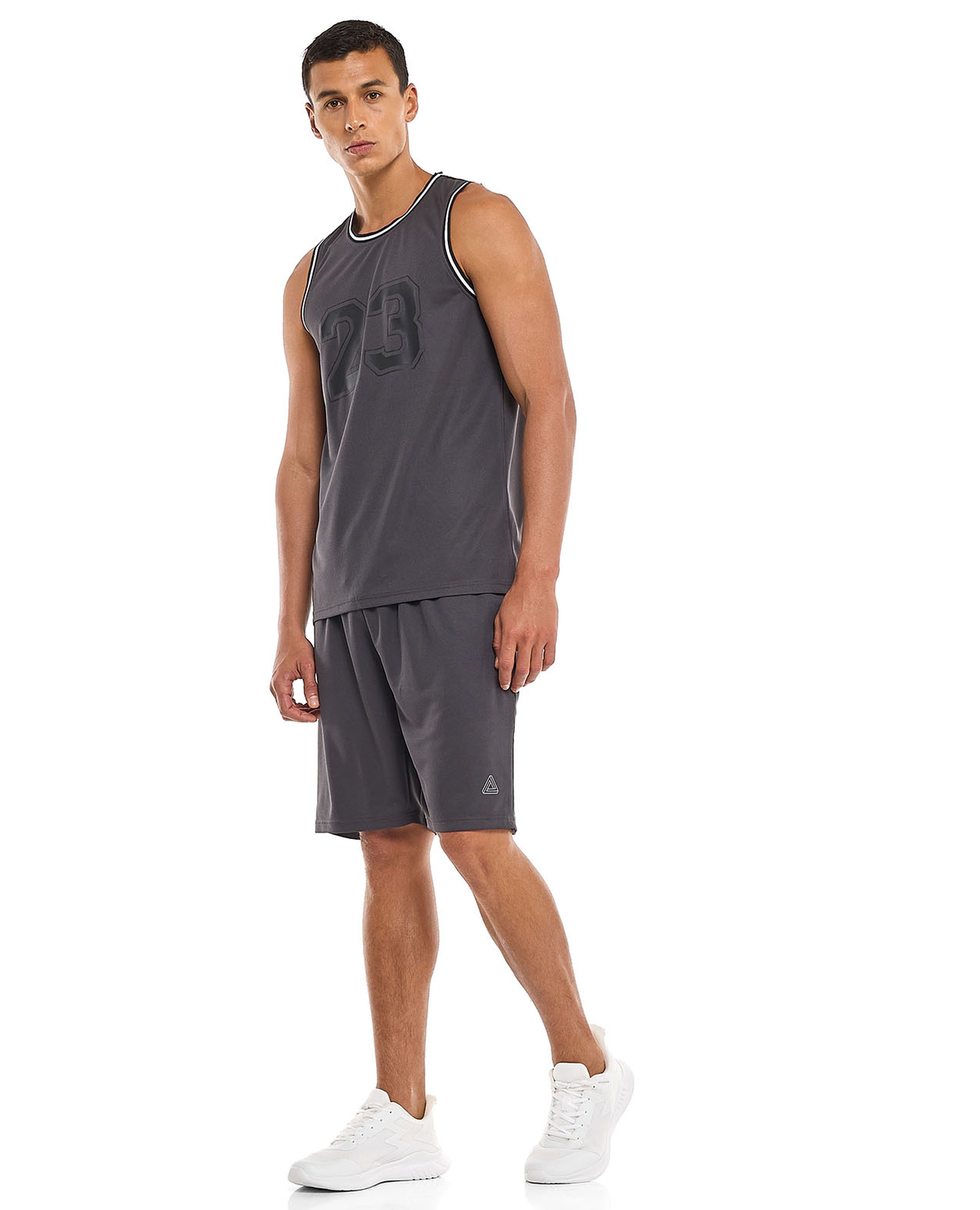 Logo Detail Shorts with Drawstring Closure