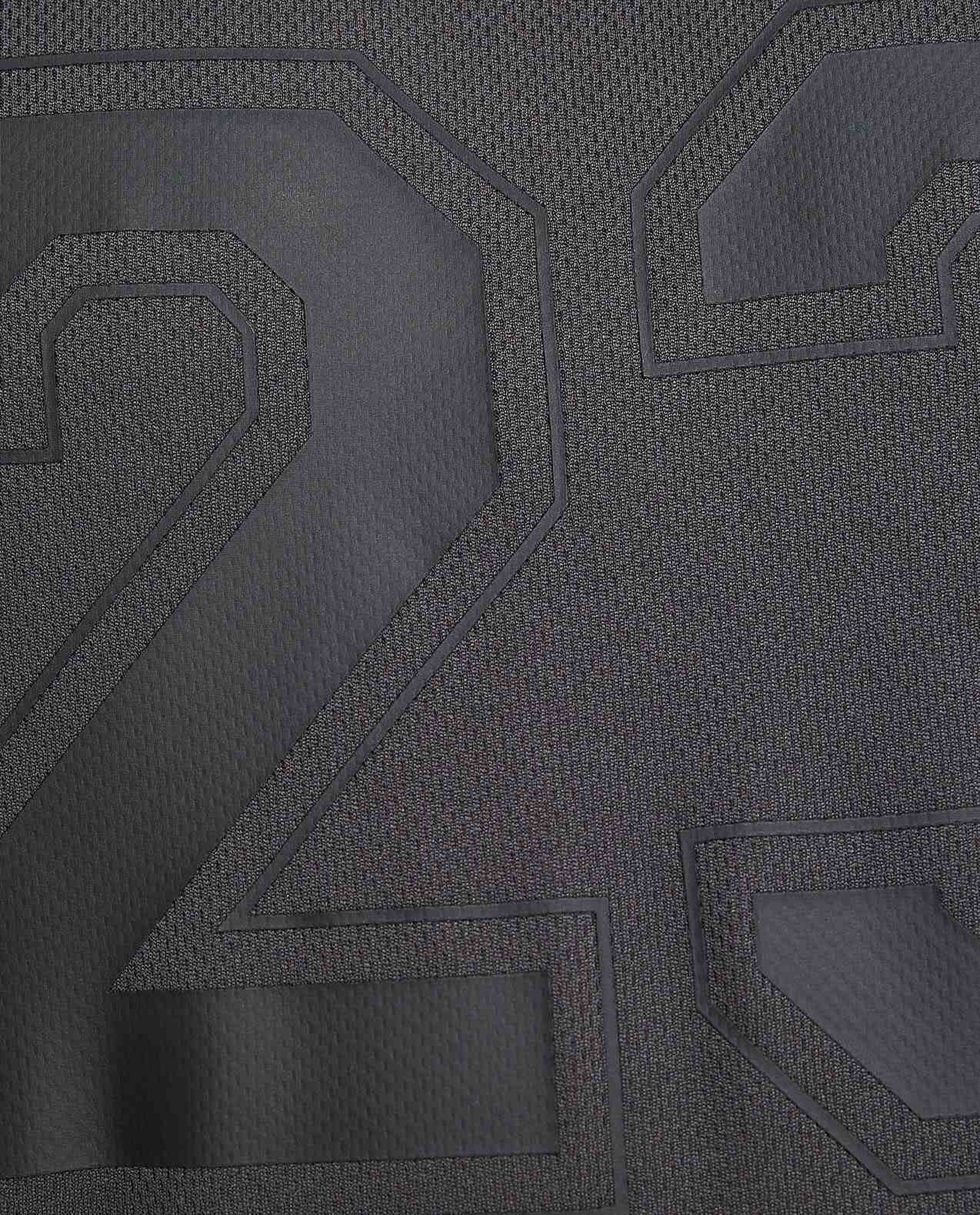 Printed Active Tank Top with Crew Neck