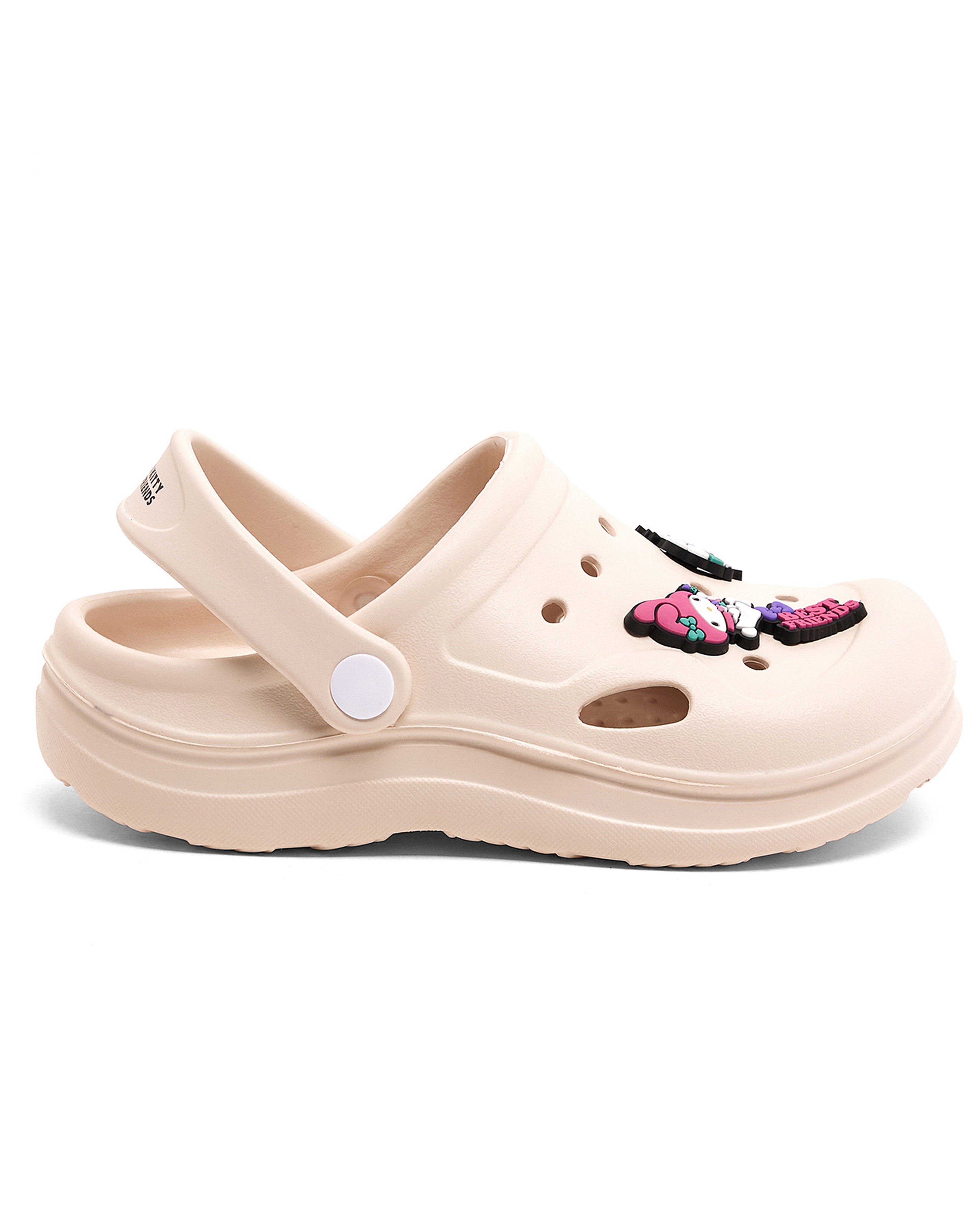 Solid Clogs with Kitty Friends Charm