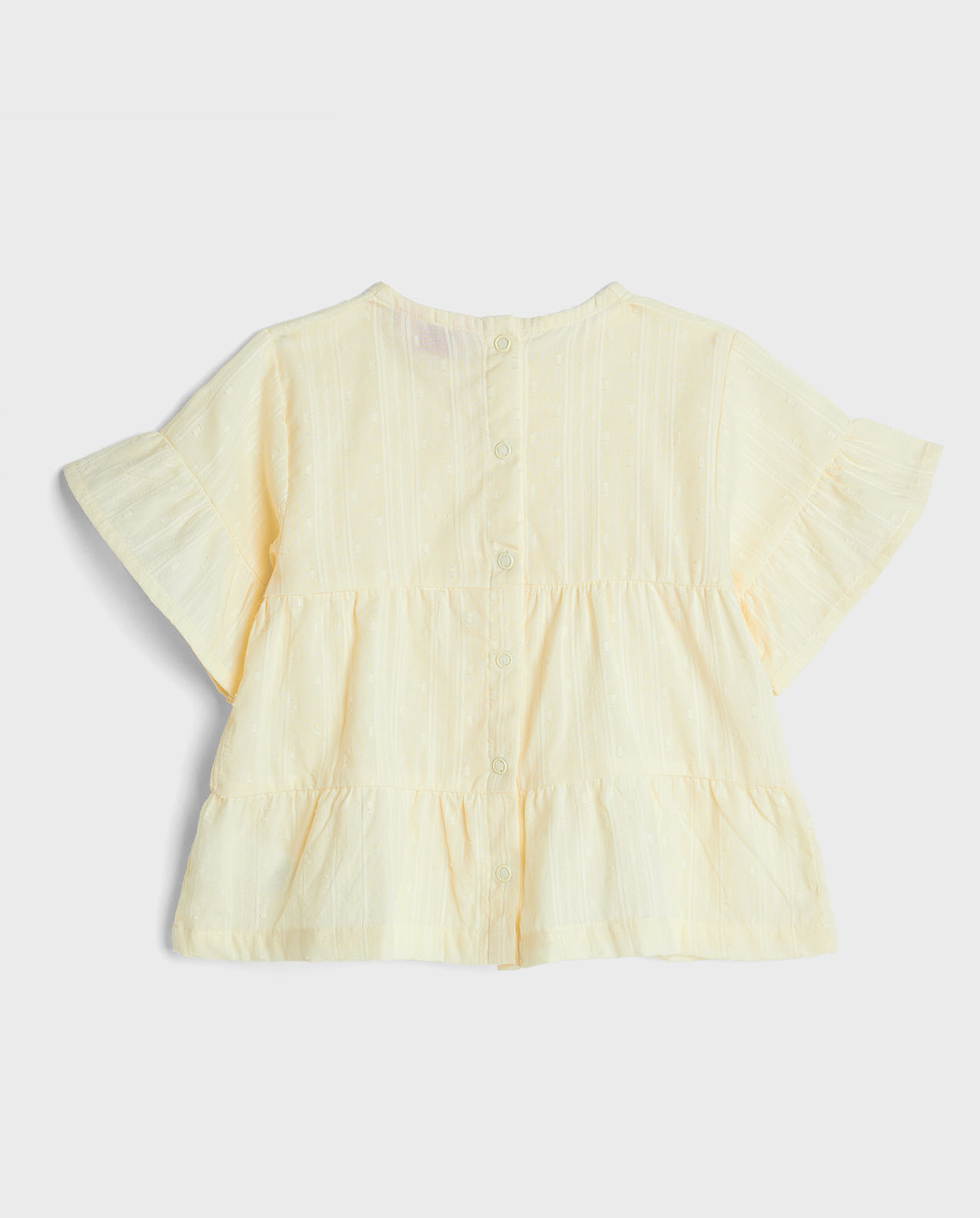 Self Patterned Dress with Headband Set