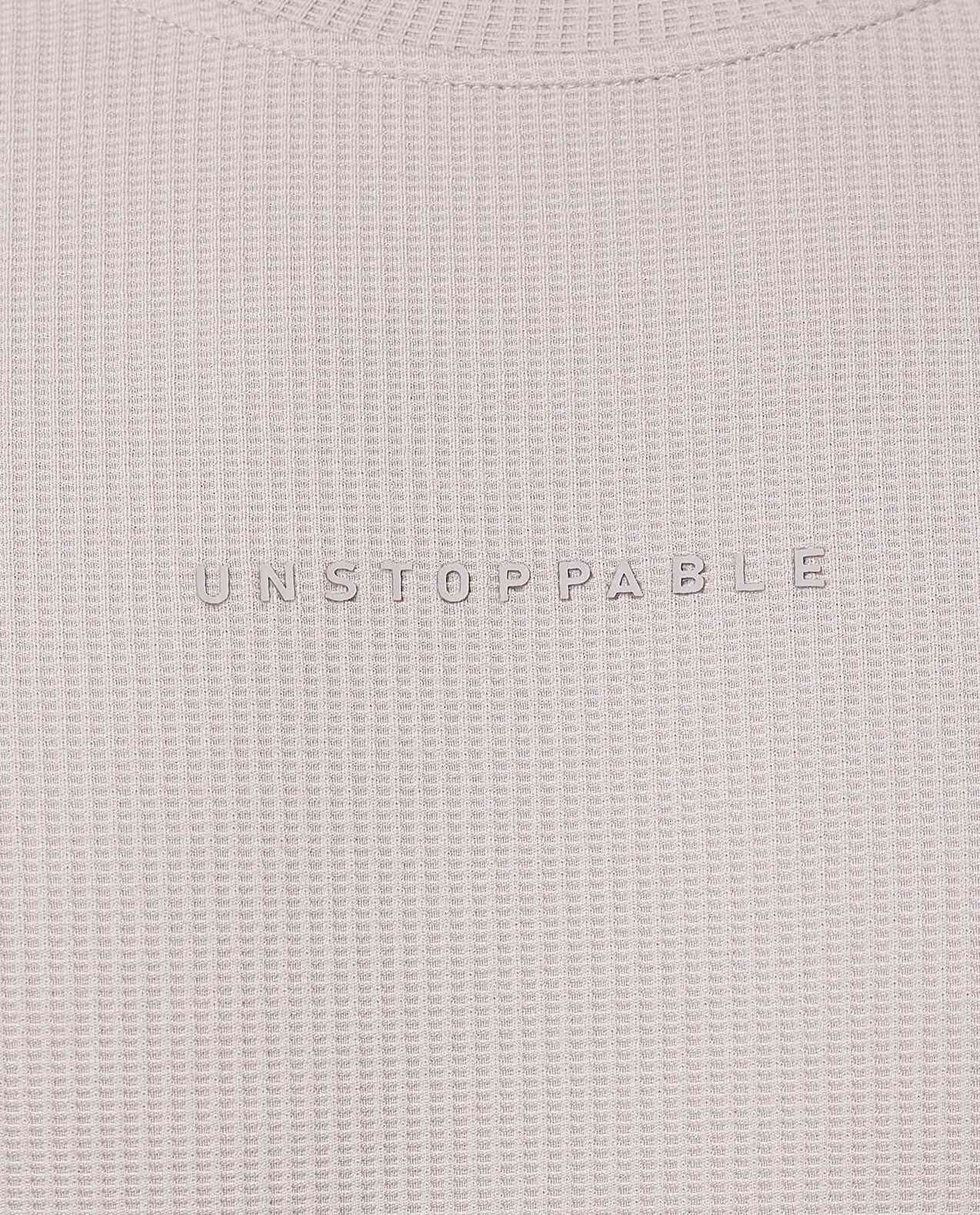 Waffle Textured T-Shirt with Crew Neck and Short Sleeves