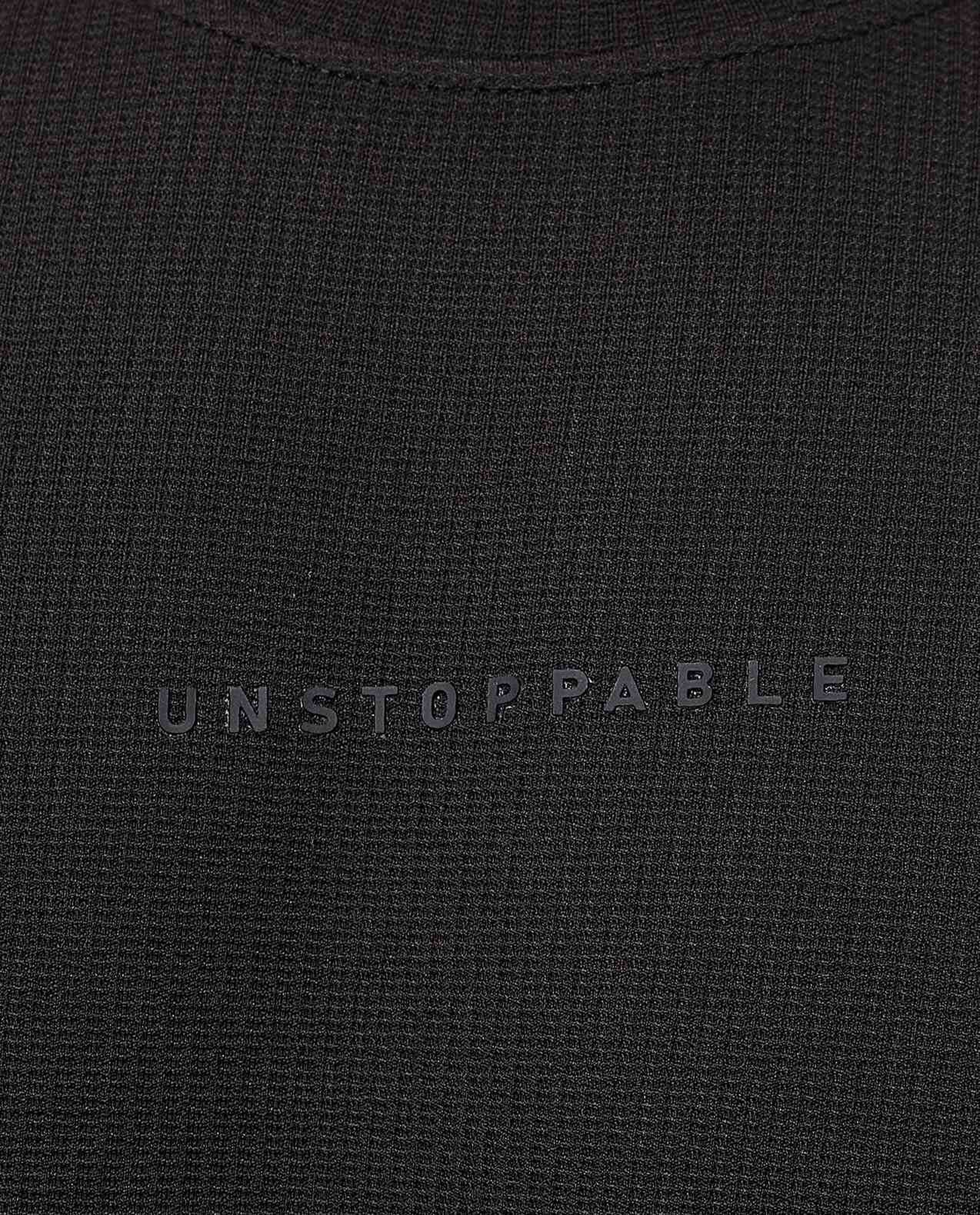 Waffle Textured T-Shirt with Crew Neck and Short Sleeves