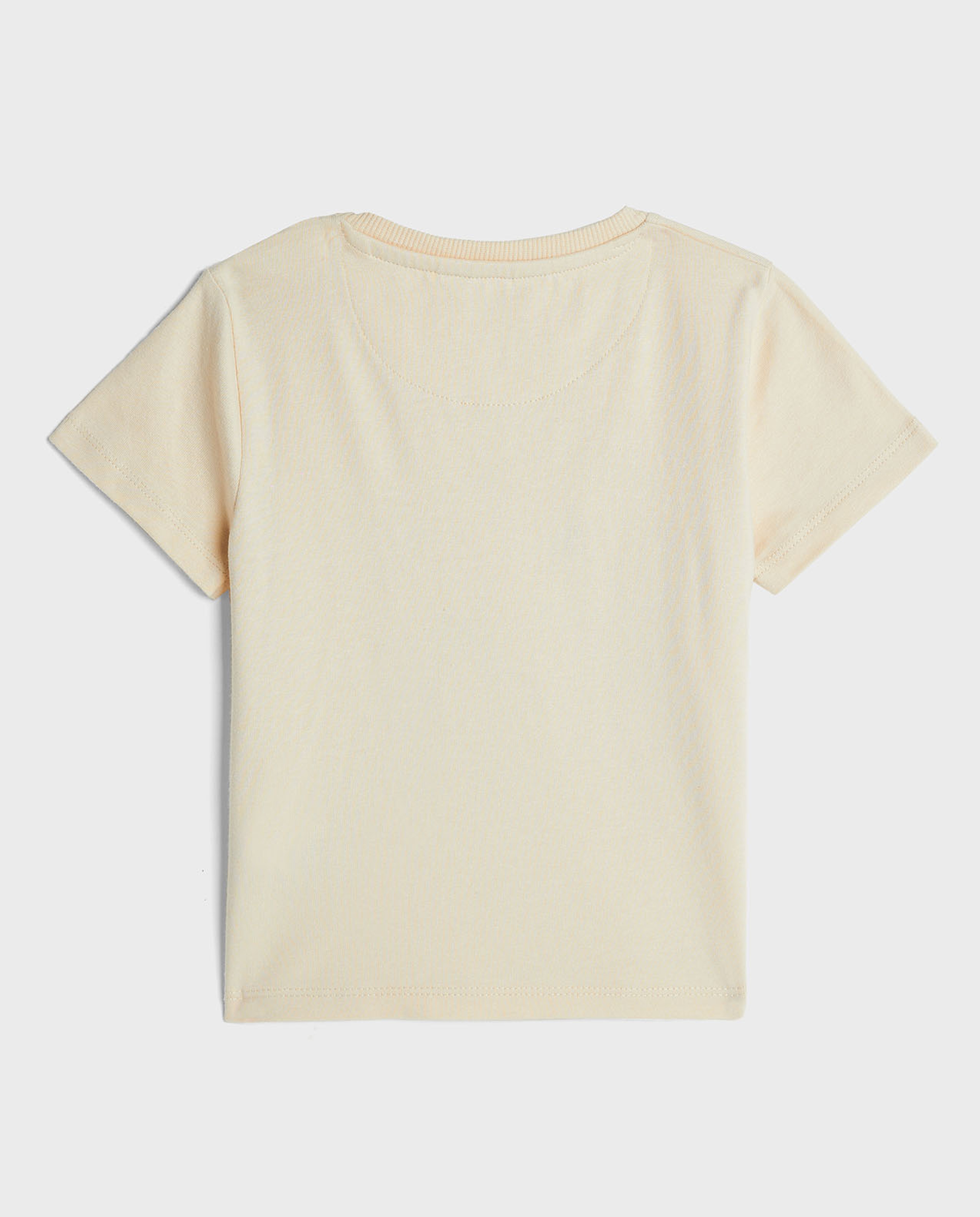 Printed T-Shirt with Crew Neck and Short Sleeves