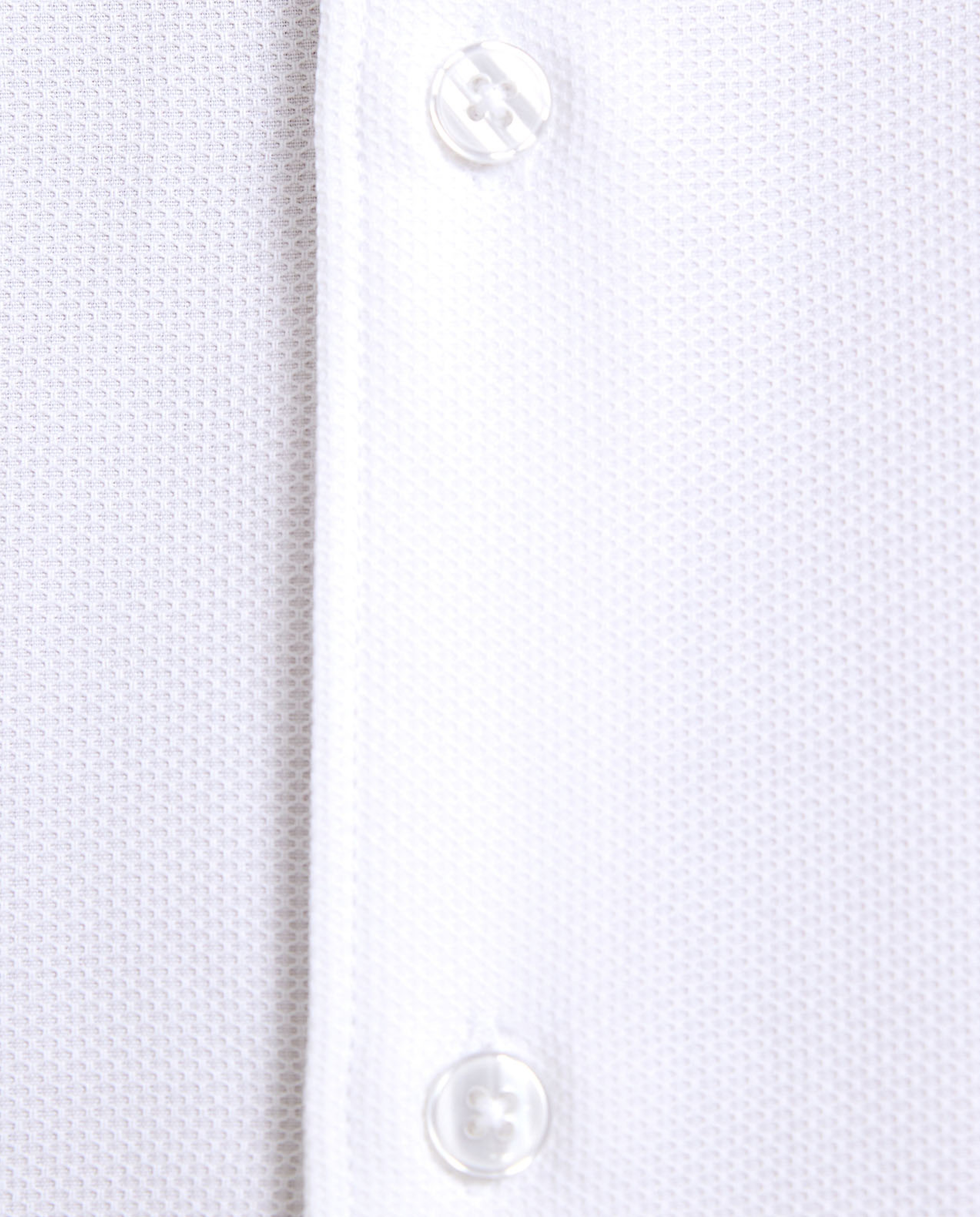 Textured Shirt with Classic Collar and Long Sleeves