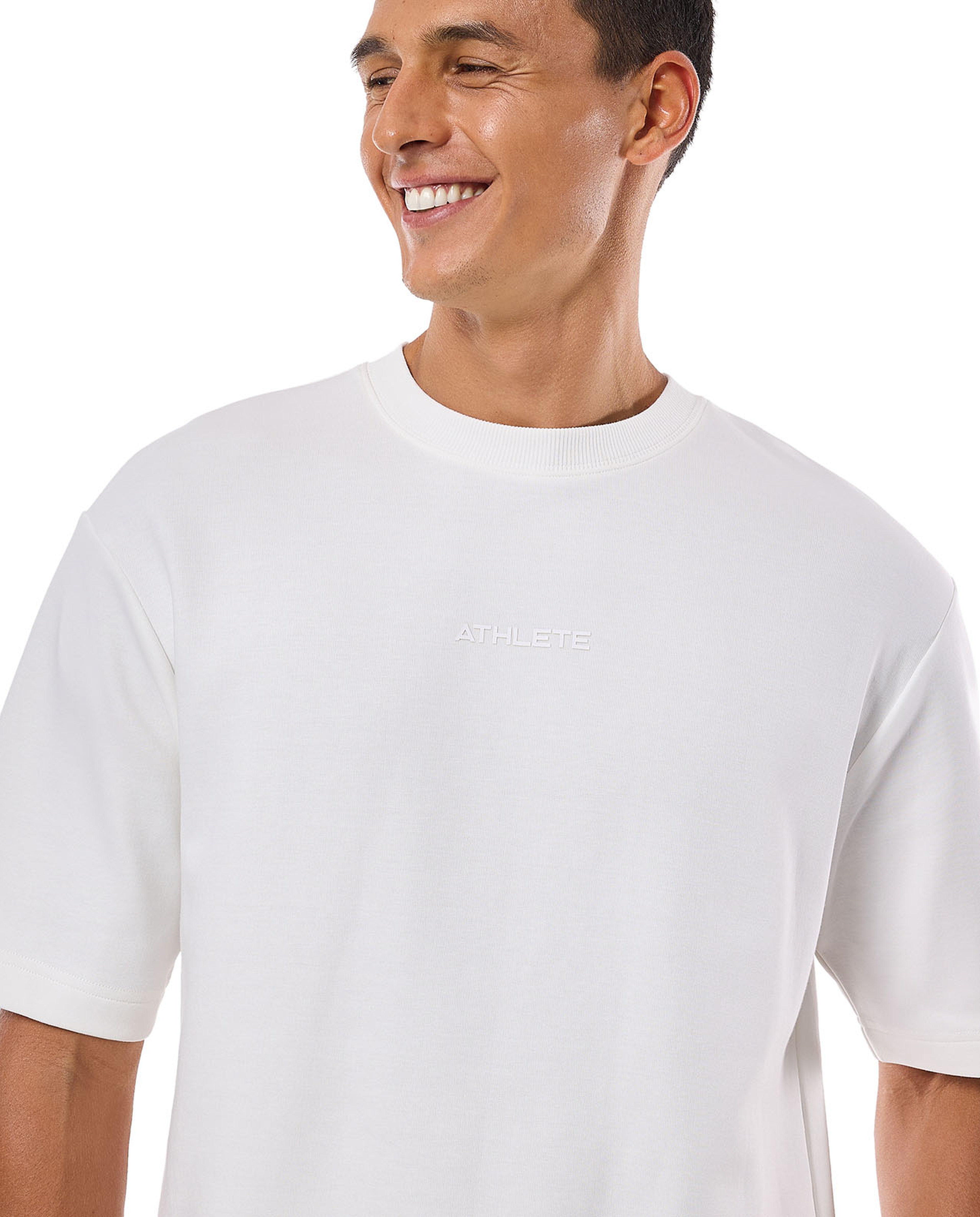 Solid T-Shirt with Crew Neck and Short Sleeves
