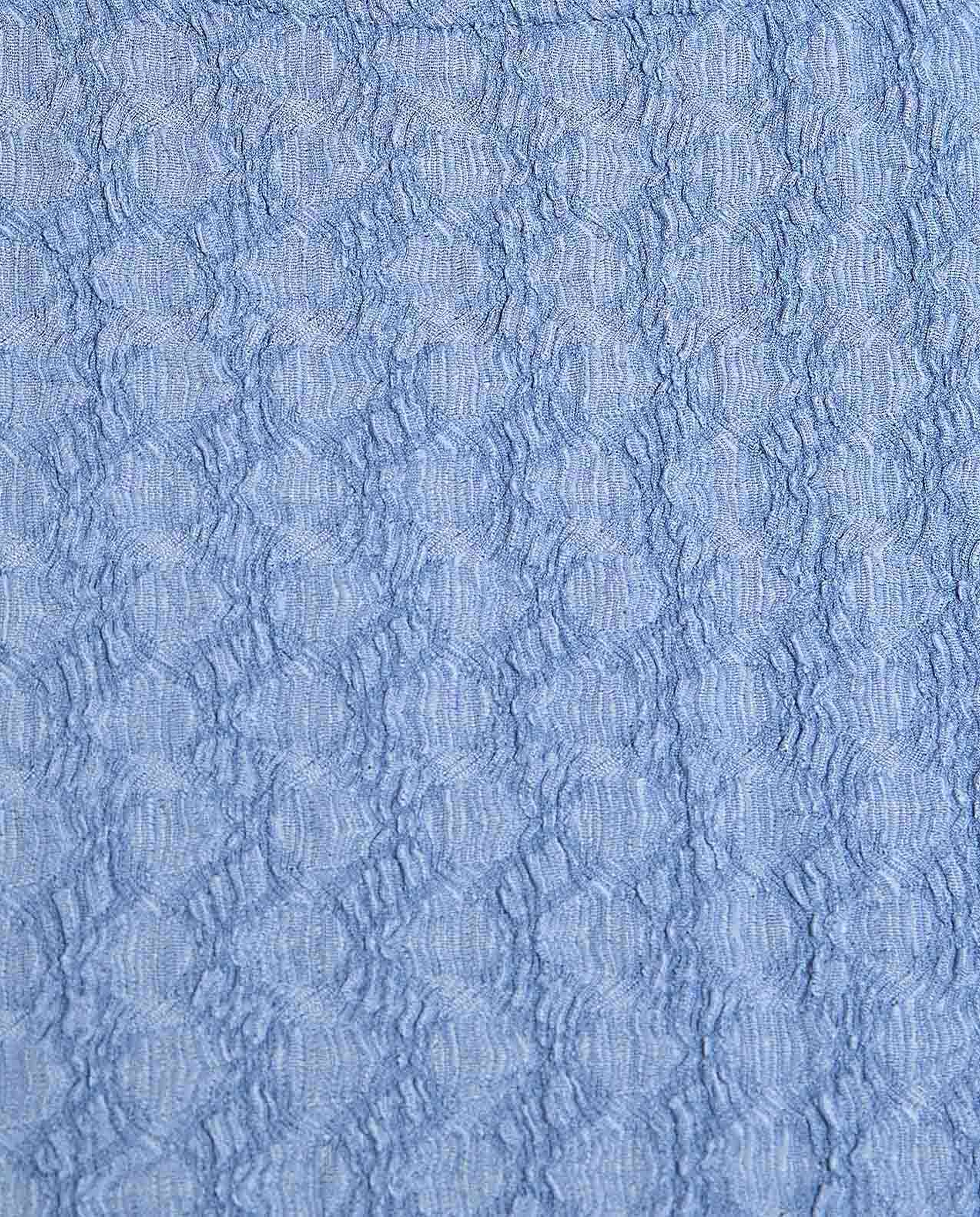 Textured Top with Crew Neck and Short Sleeves