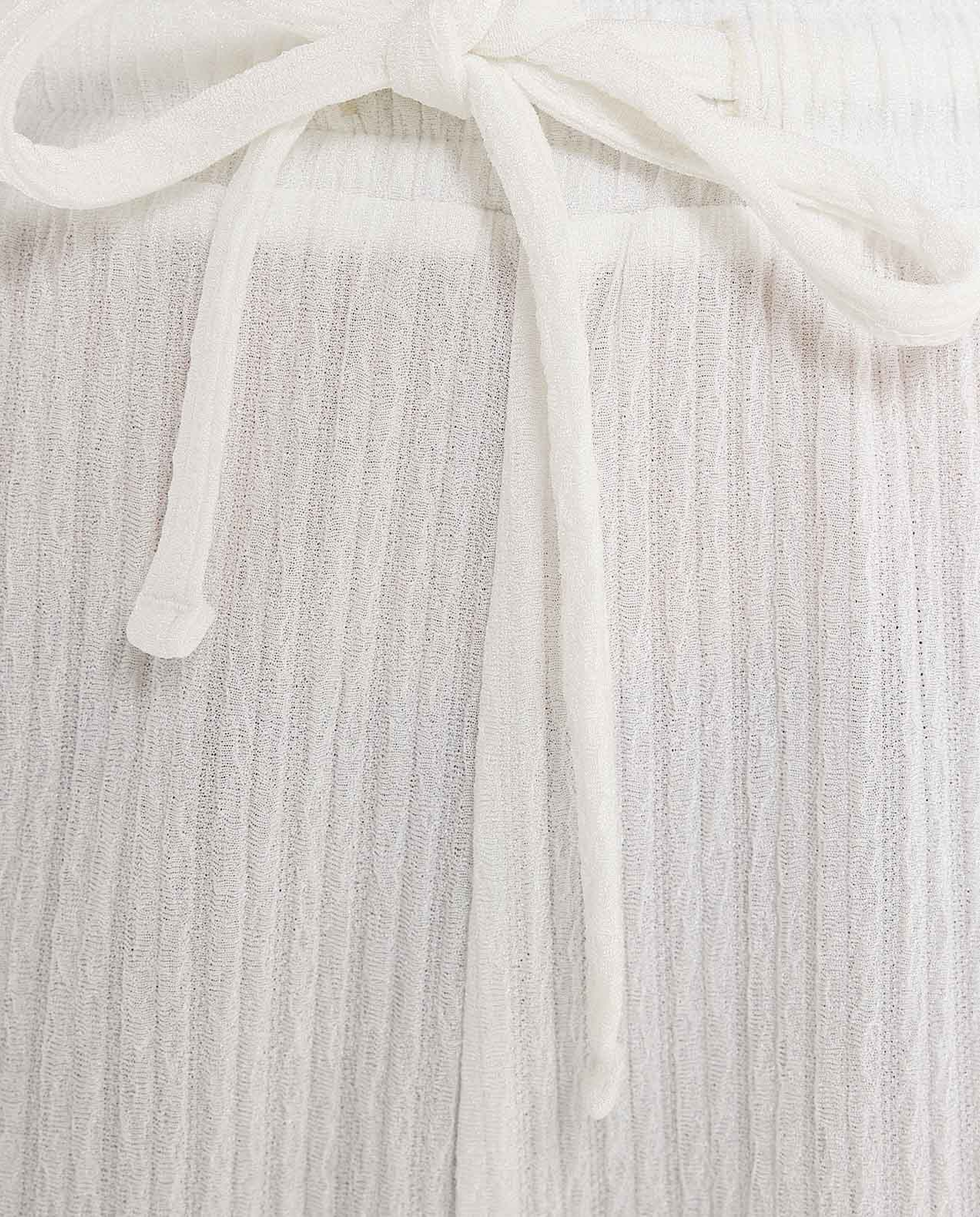 Textured Straight Fit Pants with Drawstring Closure